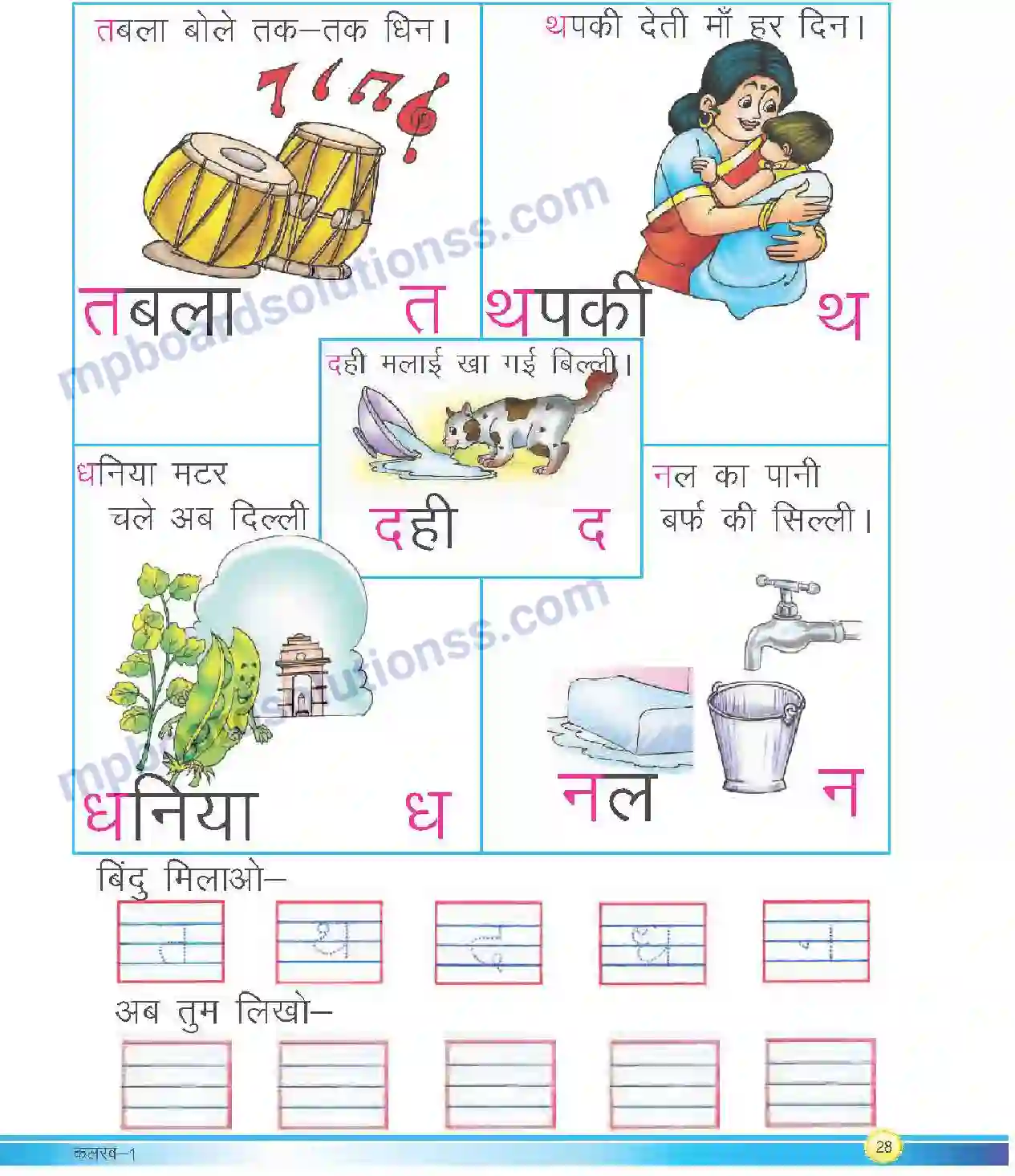 MP Board Book for Class 1 Hindi वर्णमाला गीत Image 7