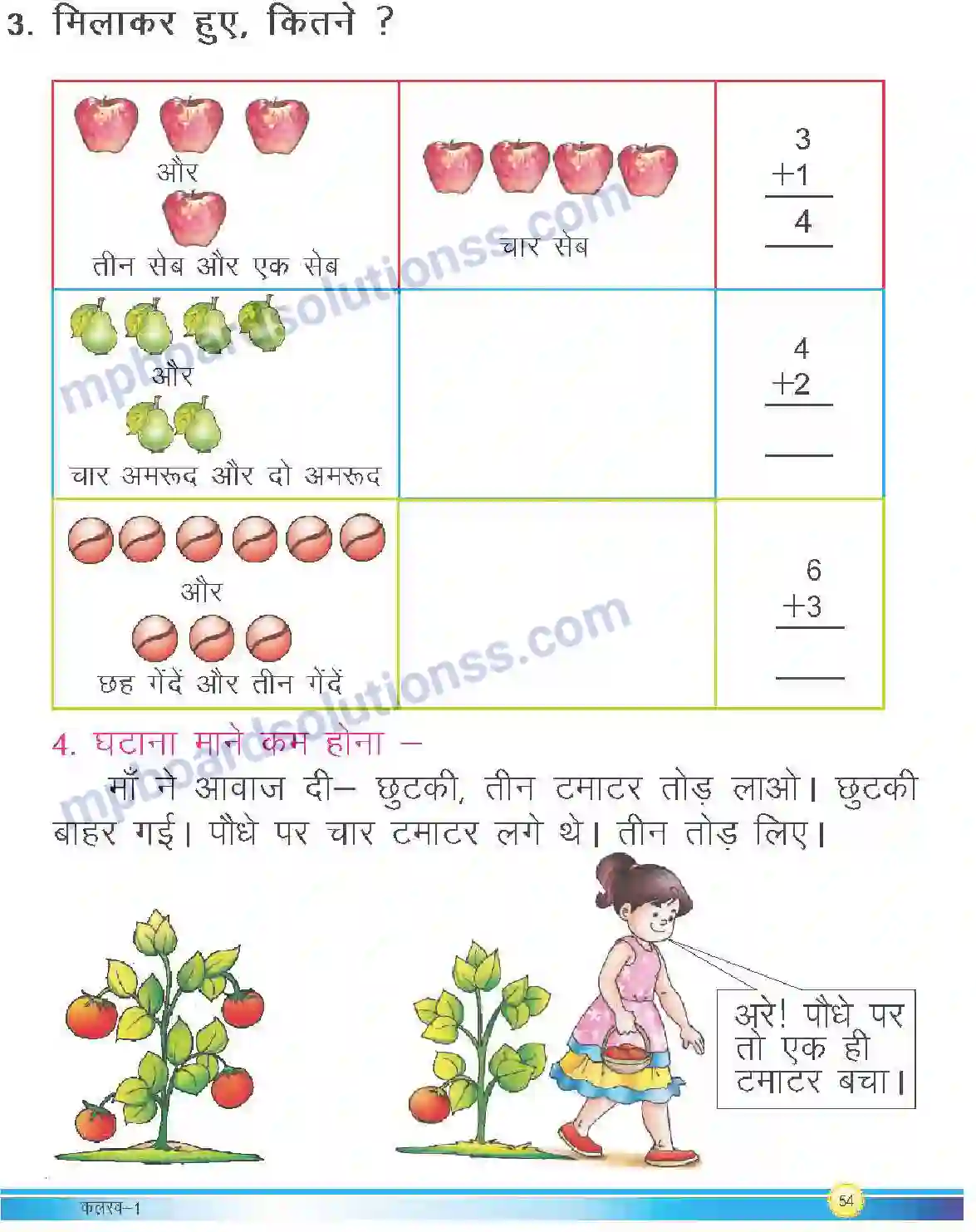 MP Board Book for Class 1 Hindi गिनो, बताओ Image 3