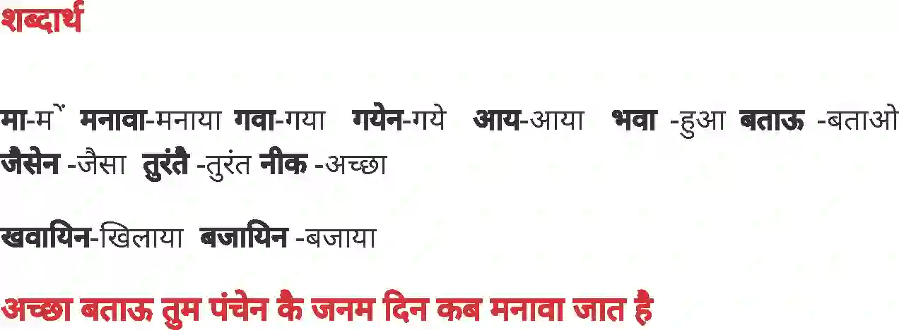 MP Board Book for Class 1 Hindi जूही कै जनम दिन Image 2