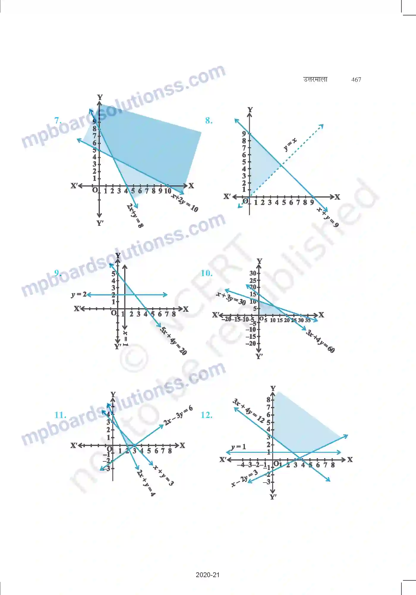 MP Board Book for Class 11 Mathematics उत्तरमाला Image 12
