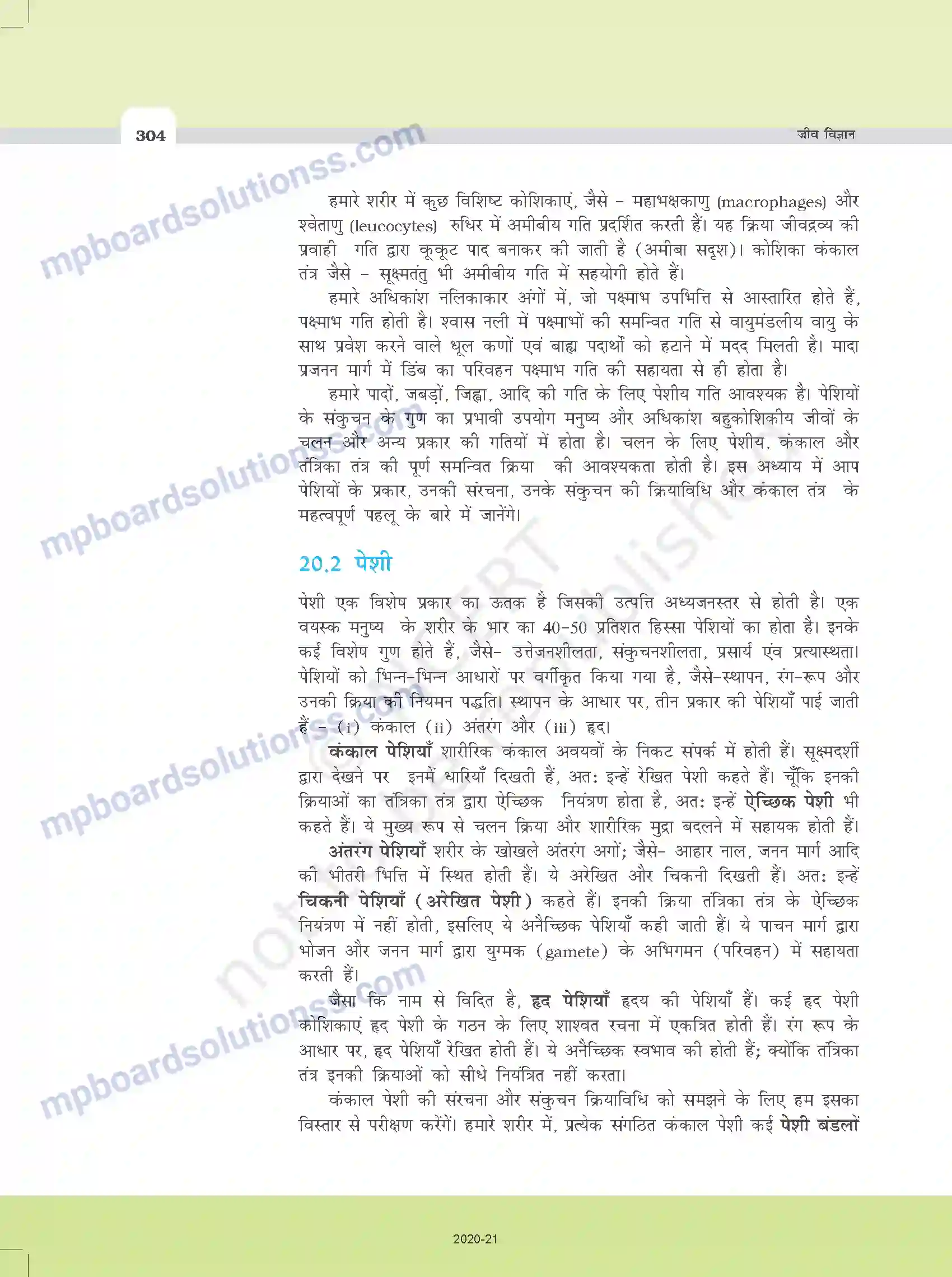 MP Board Book for Class 11 Biology गमन एवं संचलन Image 2