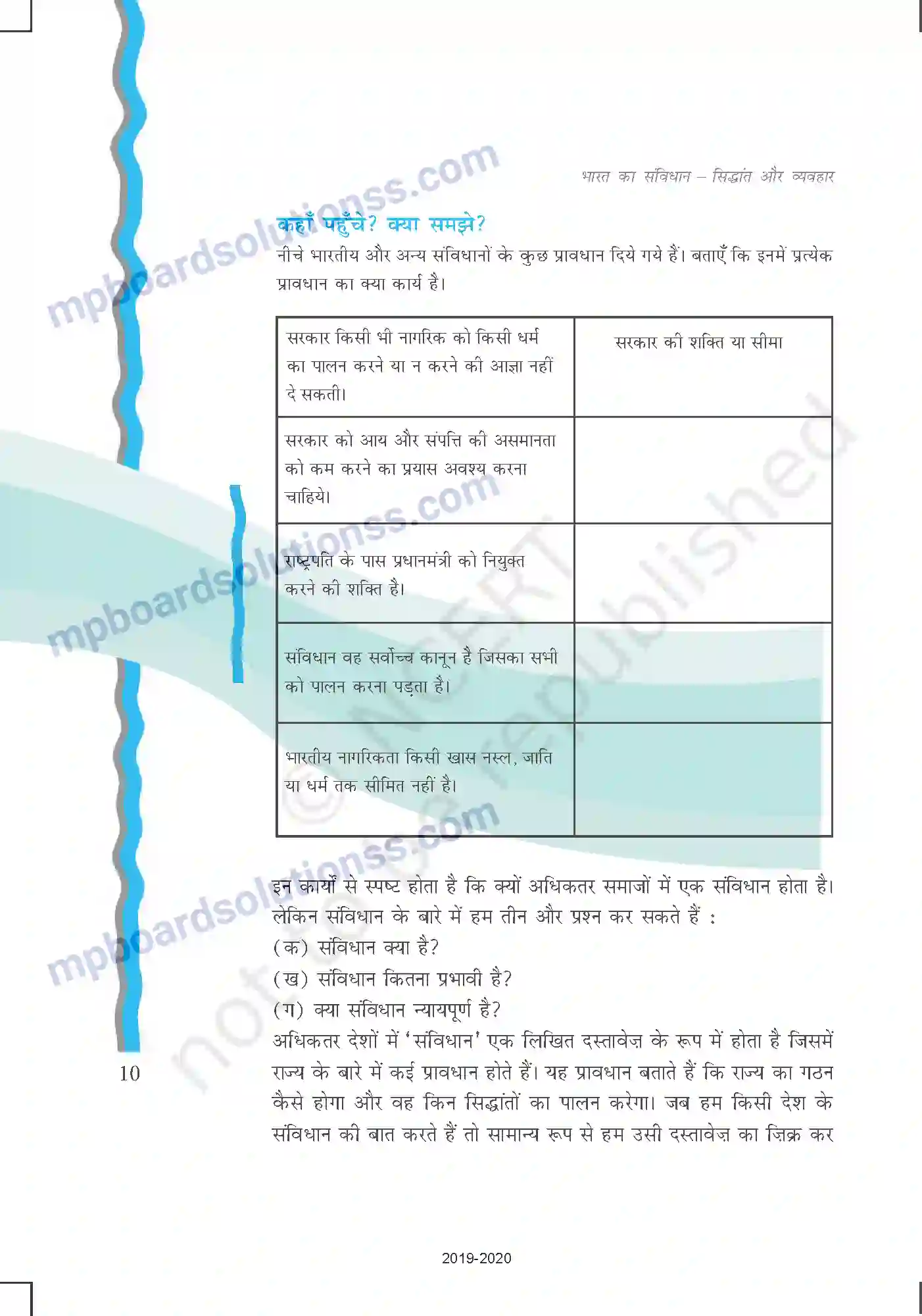 MP Board Book for Class 11 Political Science संविधान - क्यों और कैसे Image 10