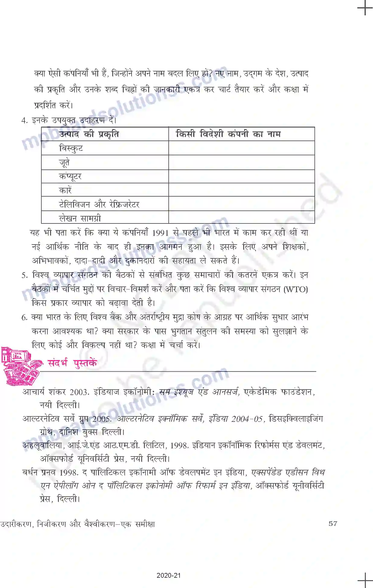 MP Board Book for Class 11 Economics उदारीकरण, निजीकरण और वैश्वीकरणः एक समीक्षा Image 21