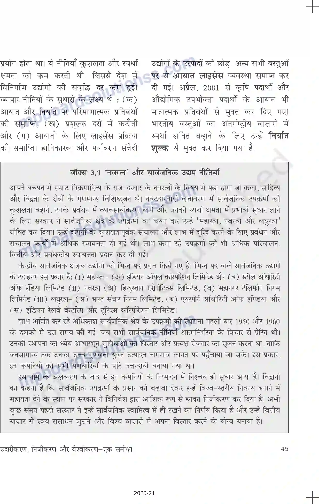 MP Board Book for Class 11 Economics उदारीकरण, निजीकरण और वैश्वीकरणः एक समीक्षा Image 9