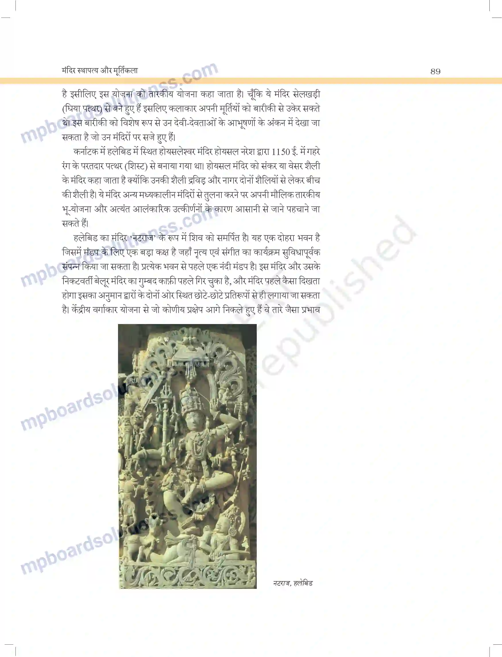 MP Board Book for Class 11 Arts मंदिर स्थापत्य और मूर्तिकला Image 22