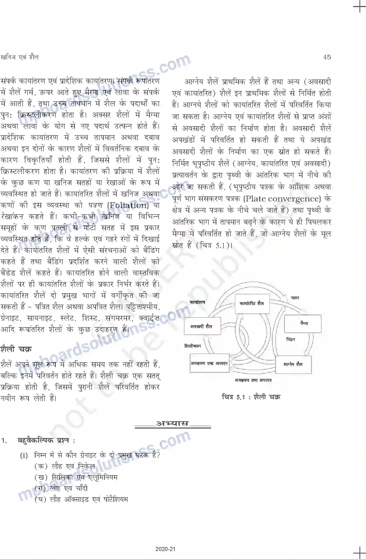 MP Board Book for Class 11 Geography खनिज एवं शैल Image 5