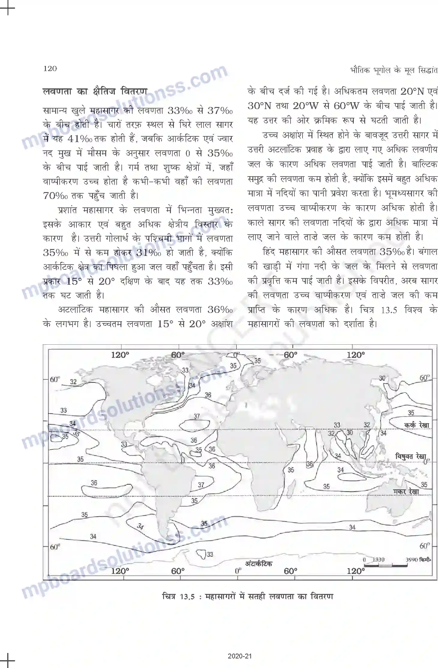 MP Board Book for Class 11 Geography महासागरीय जल Image 8