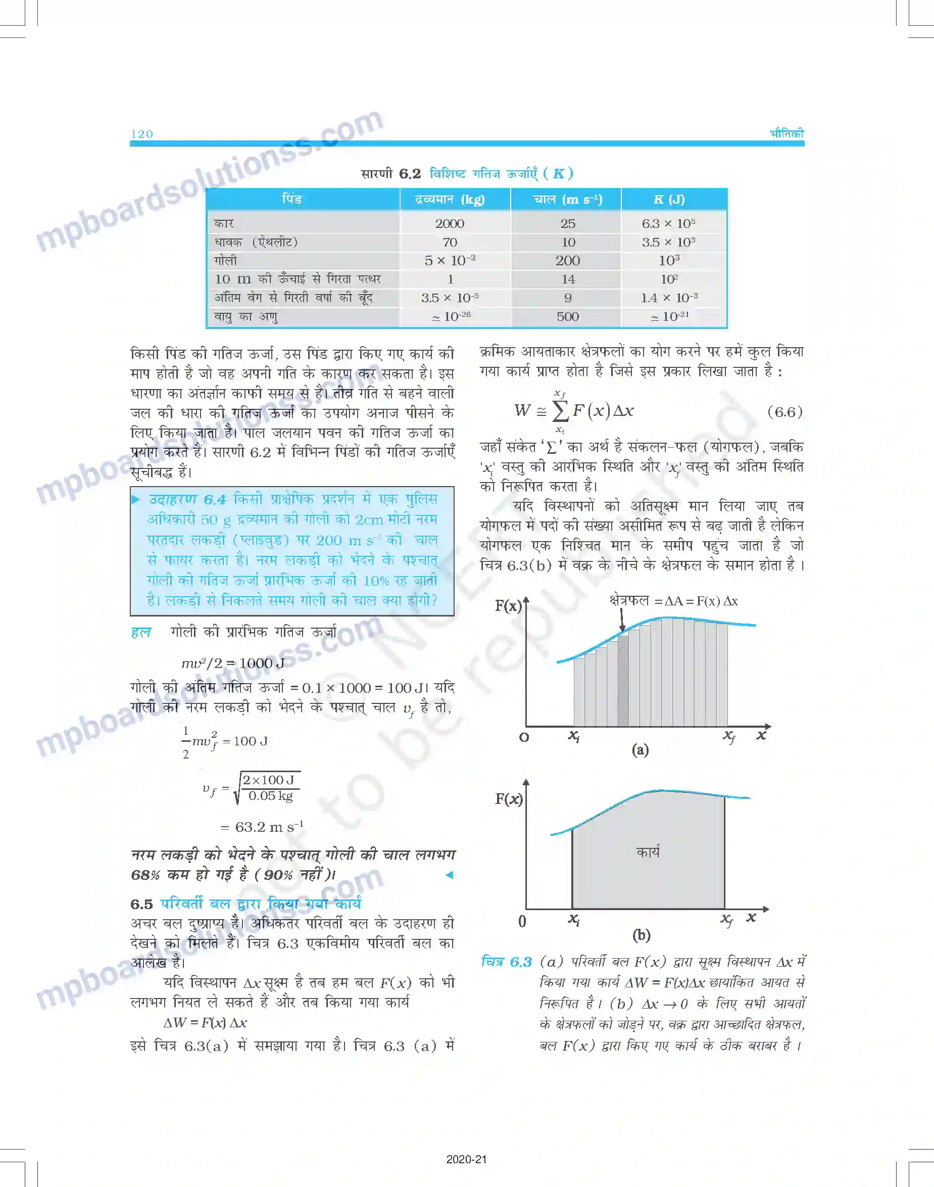 MP Board Book for Class 11 Physics कार्य, ऊर्जा और शक्ति Image 5