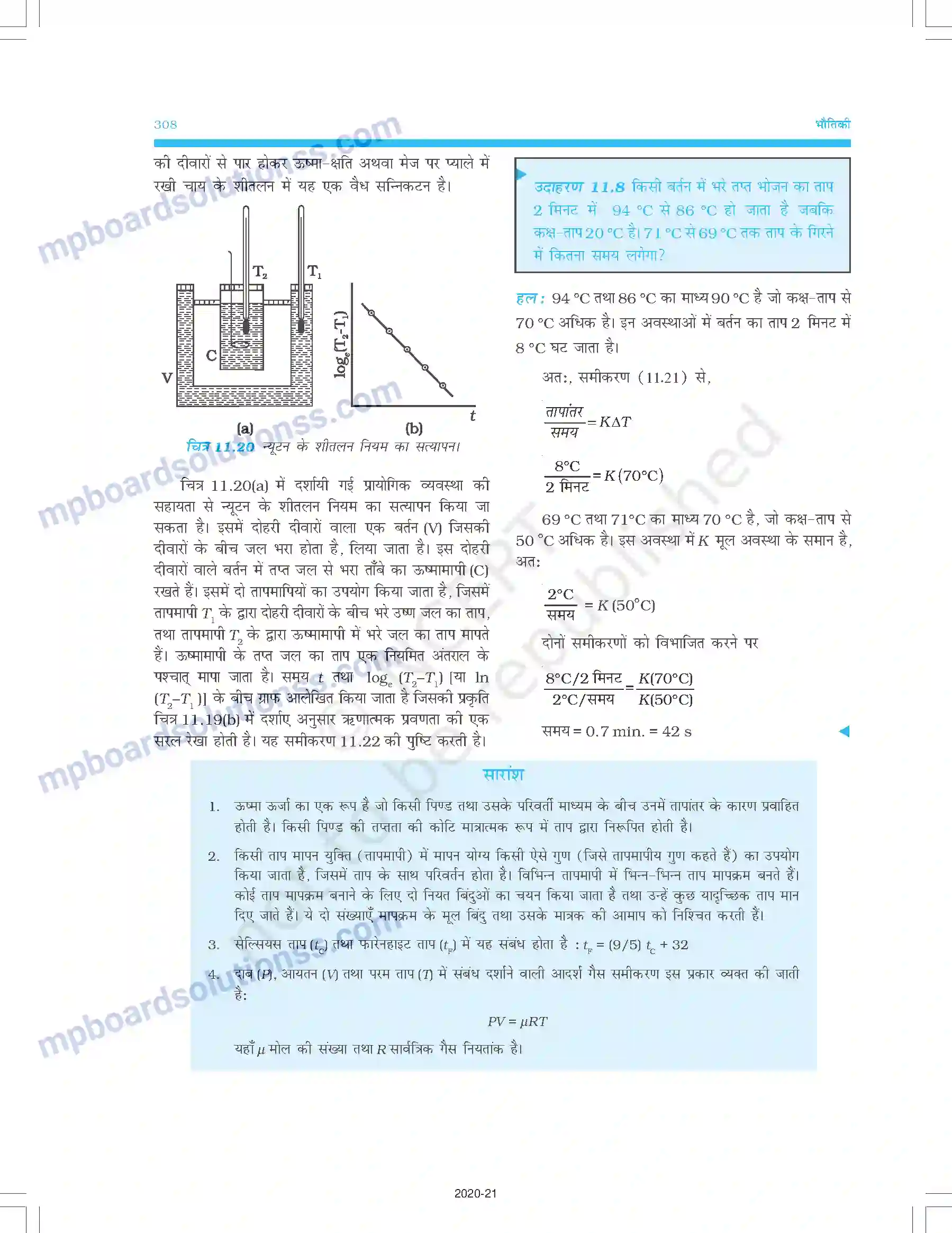 MP Board Book for Class 11 Physics द्रव्य के तापीय गुण Image 21