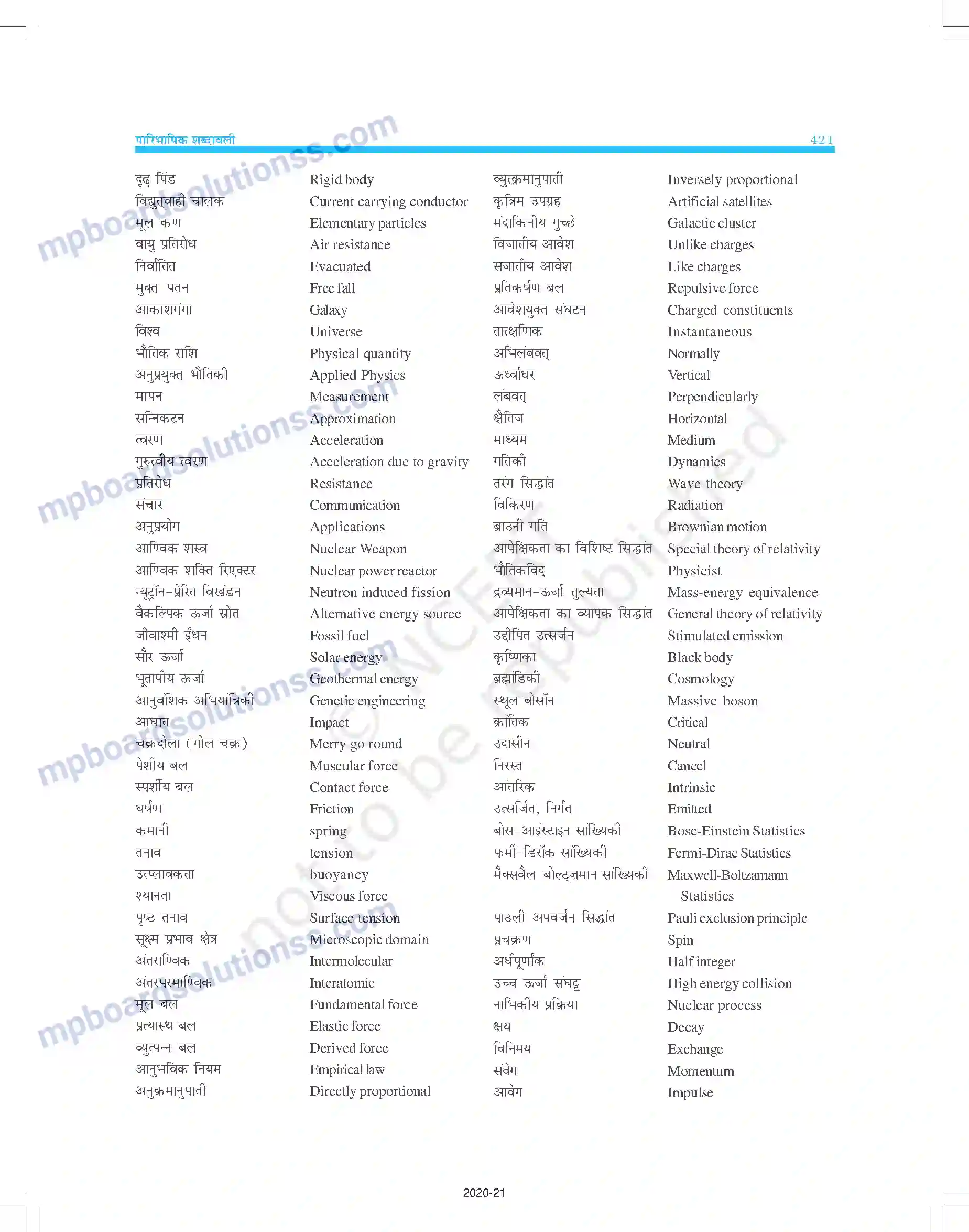MP Board Book for Class 11 Physics अभ्यास Image 12