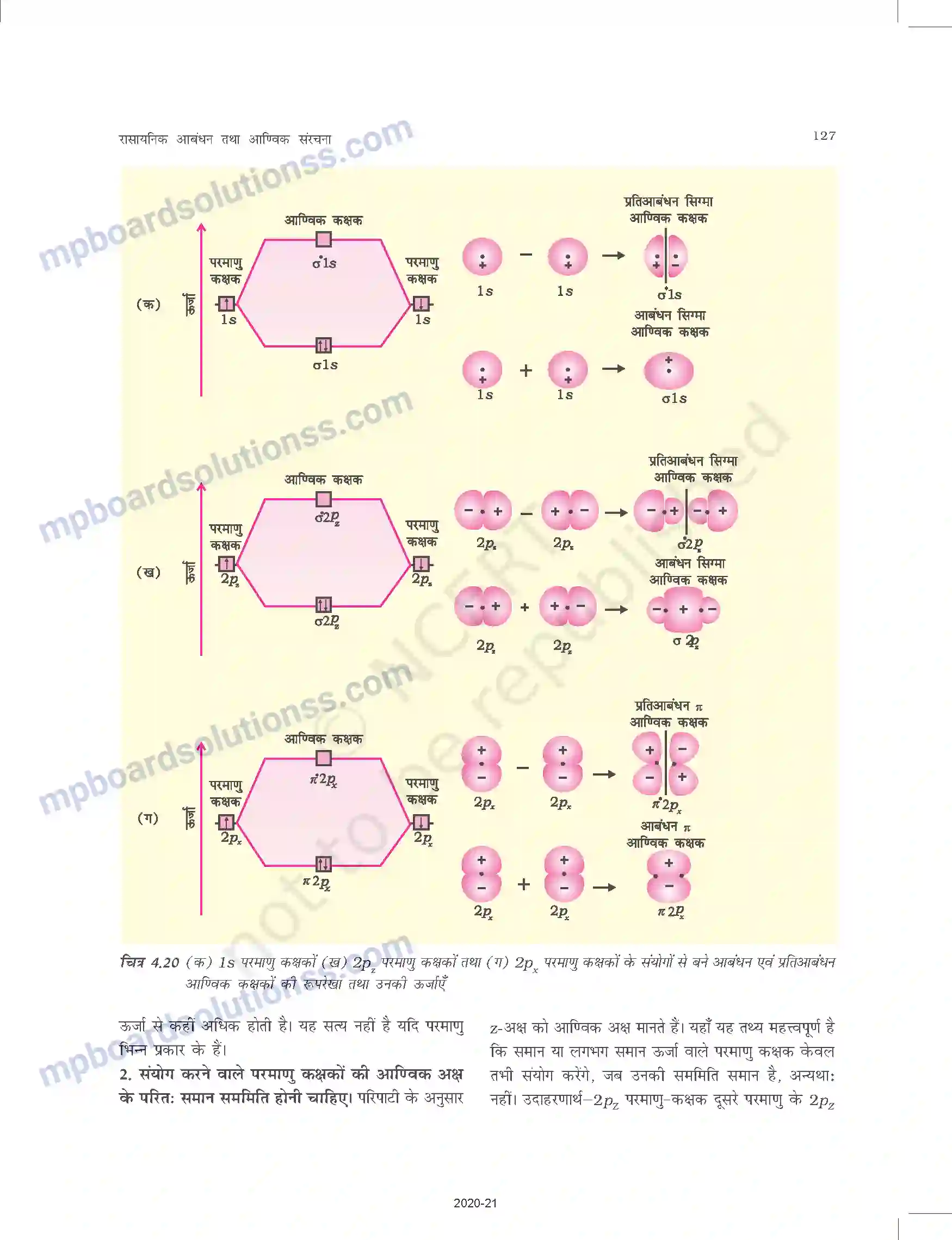 MP Board Book for Class 11 Chemistry रासायनिक आबंधन तथा आण्विक संरचना Image 28