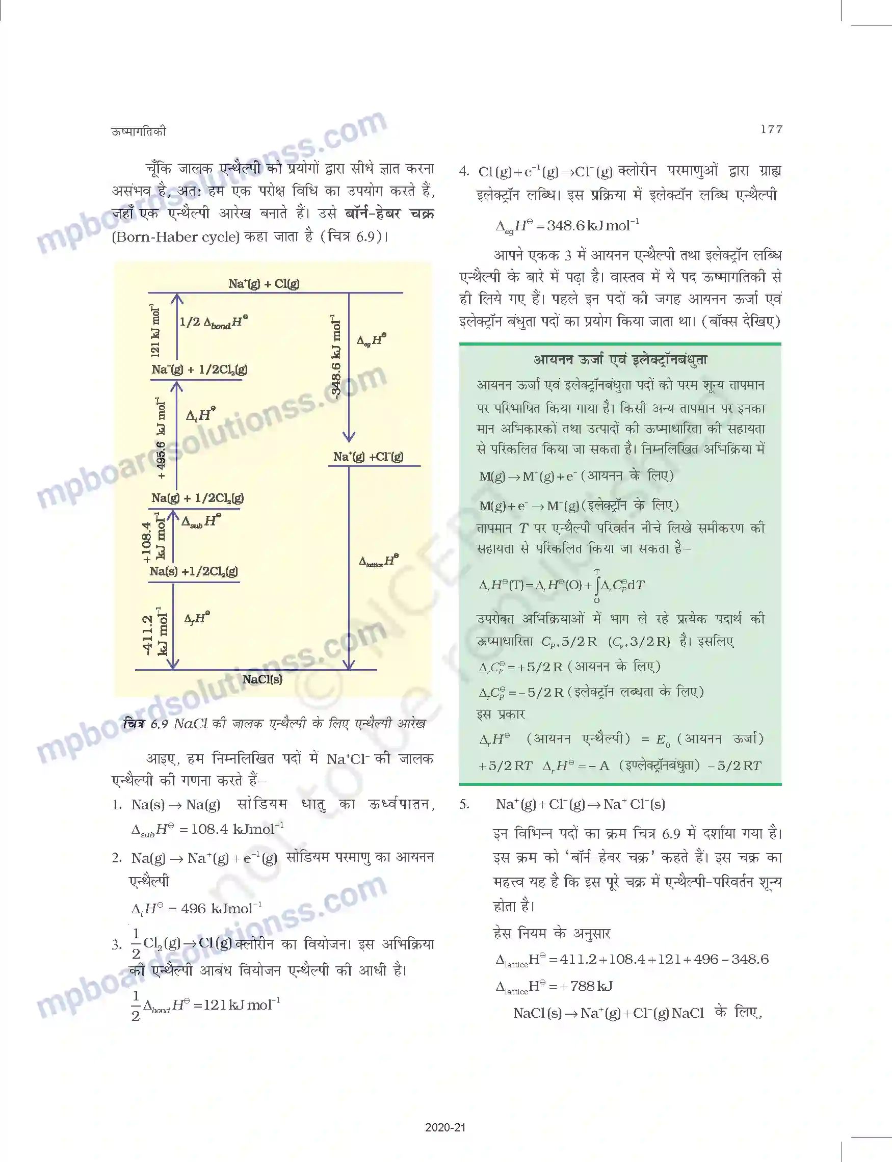 MP Board Book for Class 11 Chemistry ऊष्मागतिकी Image 20