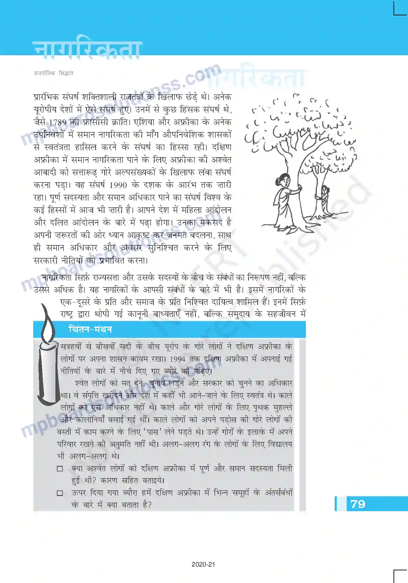 MP Board Book for Class 11 Political Science नागरिकता Image 3