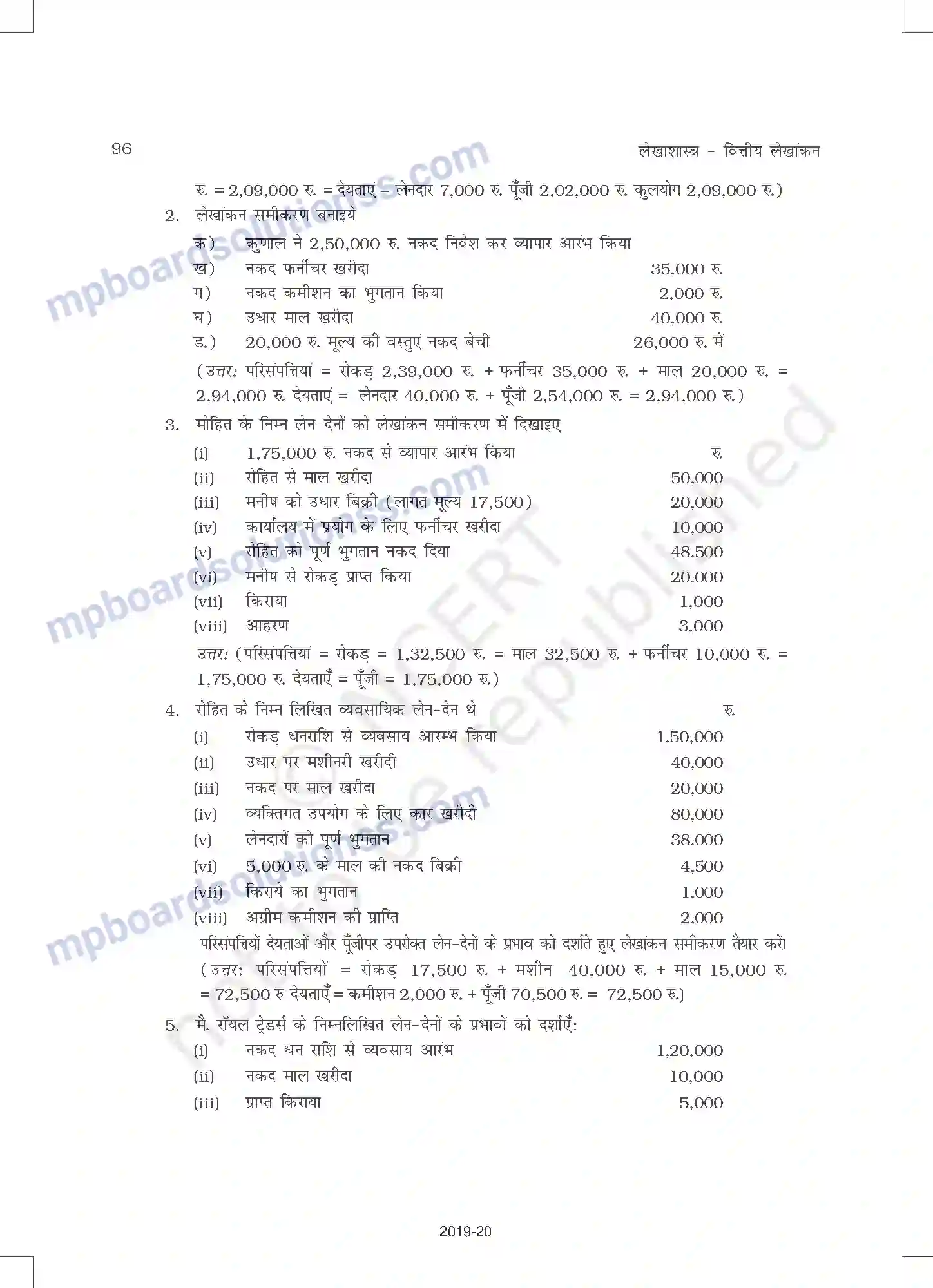 MP Board Book for Class 11 Accountancy लेन-देनों का अभिलेखन-1 Image 48