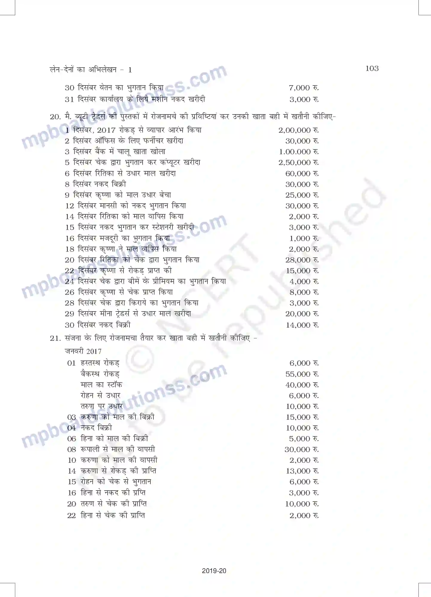 MP Board Book for Class 11 Accountancy लेन-देनों का अभिलेखन-1 Image 55