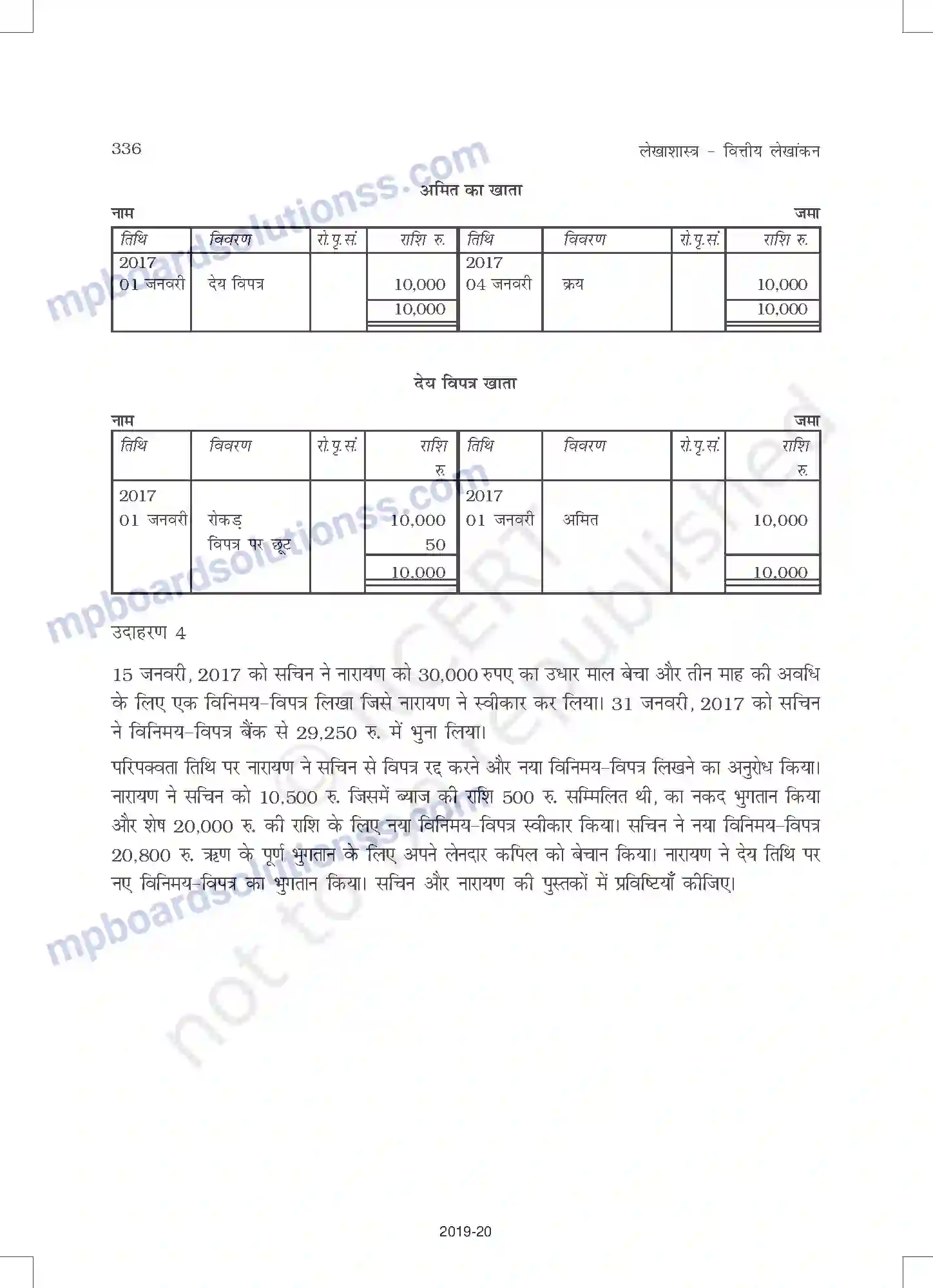 MP Board Book for Class 11 Accountancy विनिमय विपत्र Image 26