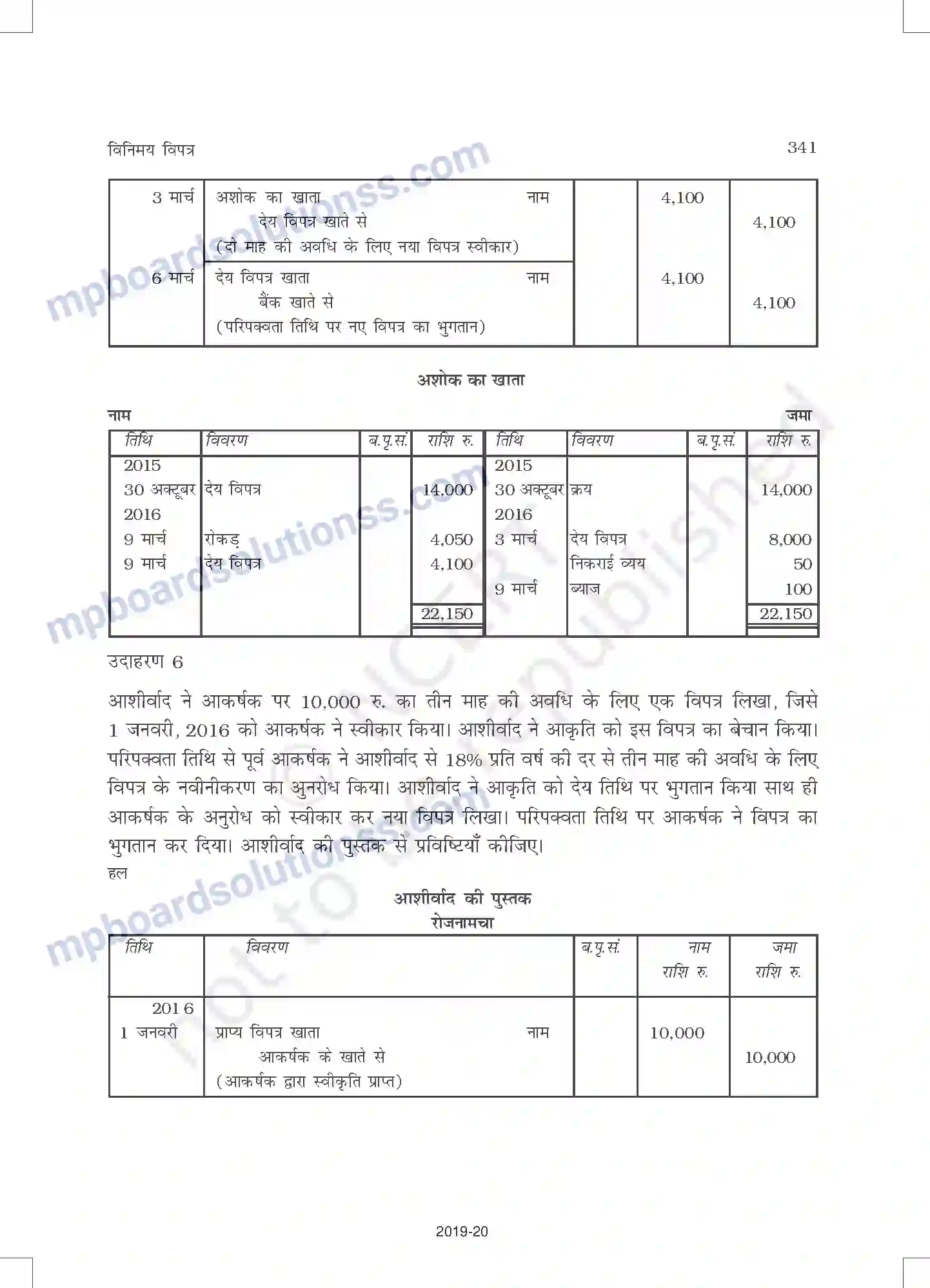 MP Board Book for Class 11 Accountancy विनिमय विपत्र Image 31