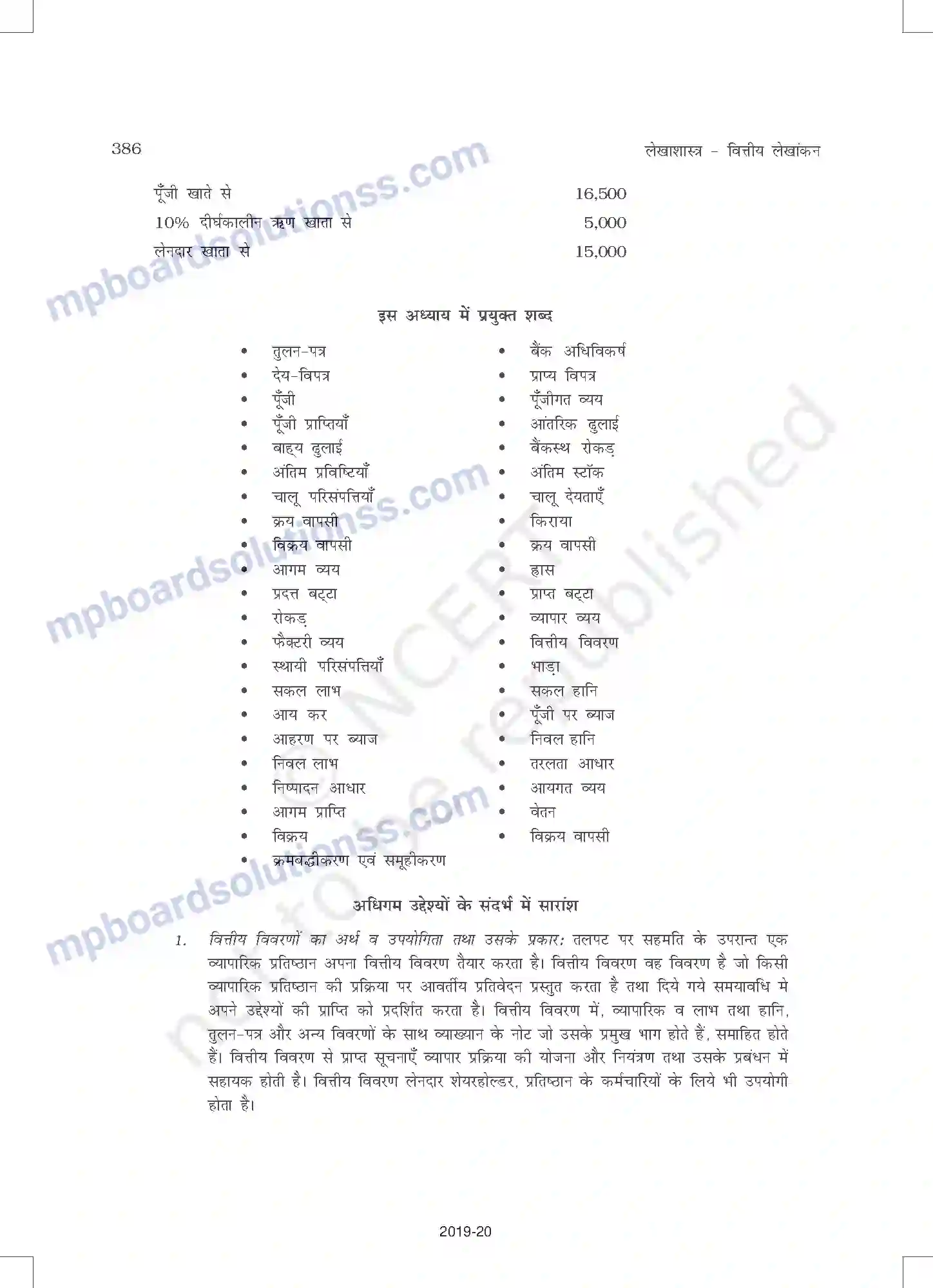 MP Board Book for Class 11 Accountancy वित्तीय विवरण - 1 Image 34