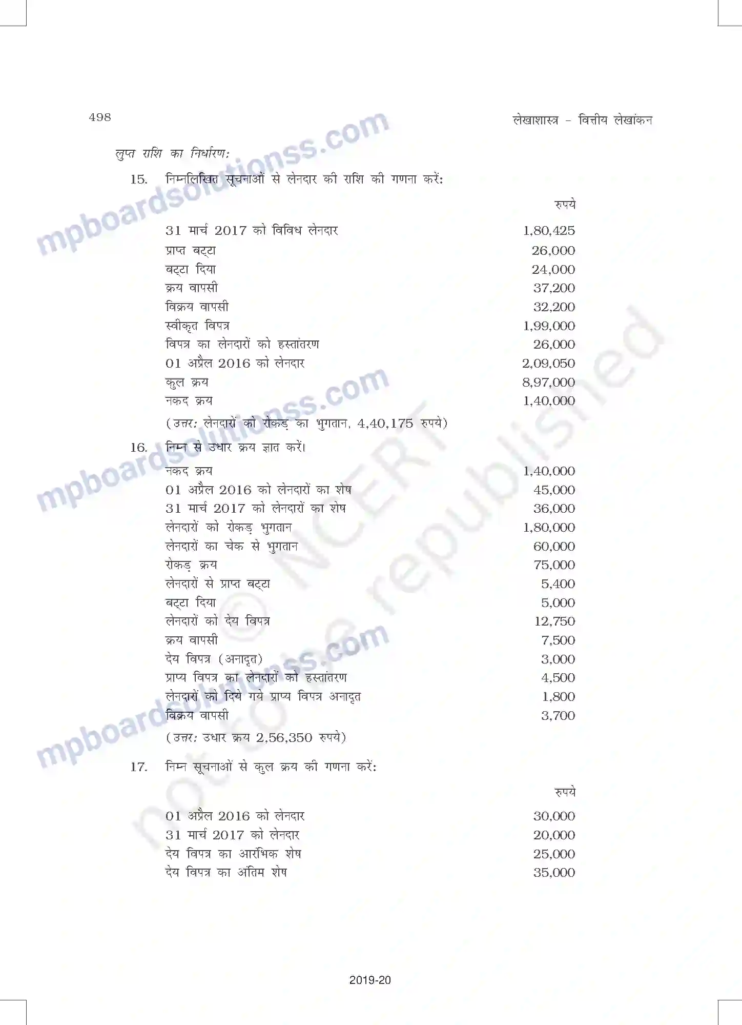MP Board Book for Class 11 Accountancy अपूर्ण अभिलेखों के खात Image 36