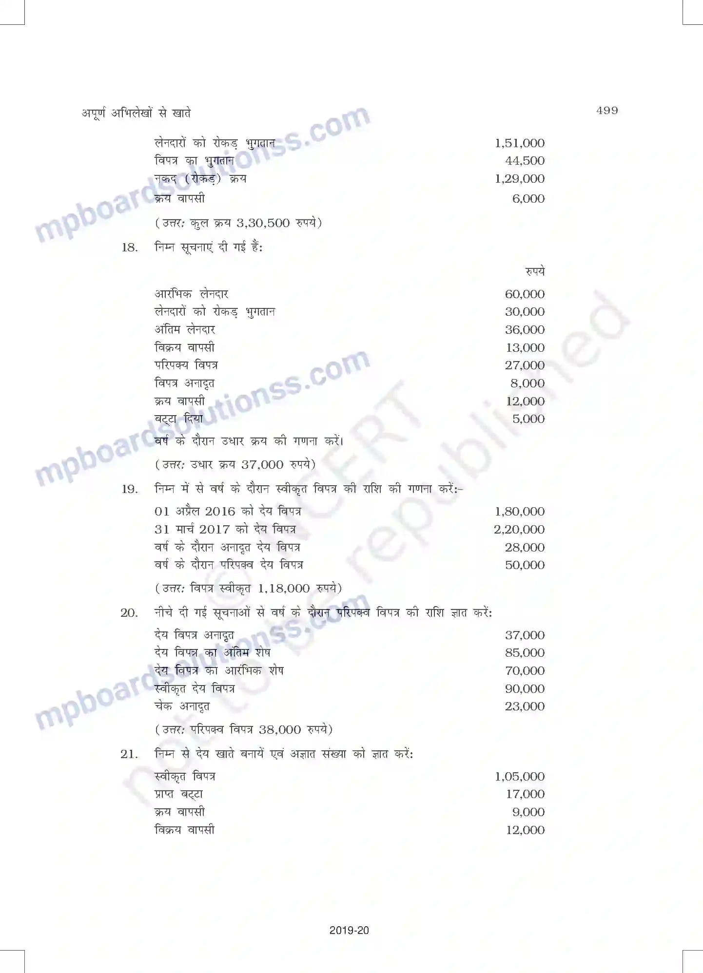 MP Board Book for Class 11 Accountancy अपूर्ण अभिलेखों के खात Image 37