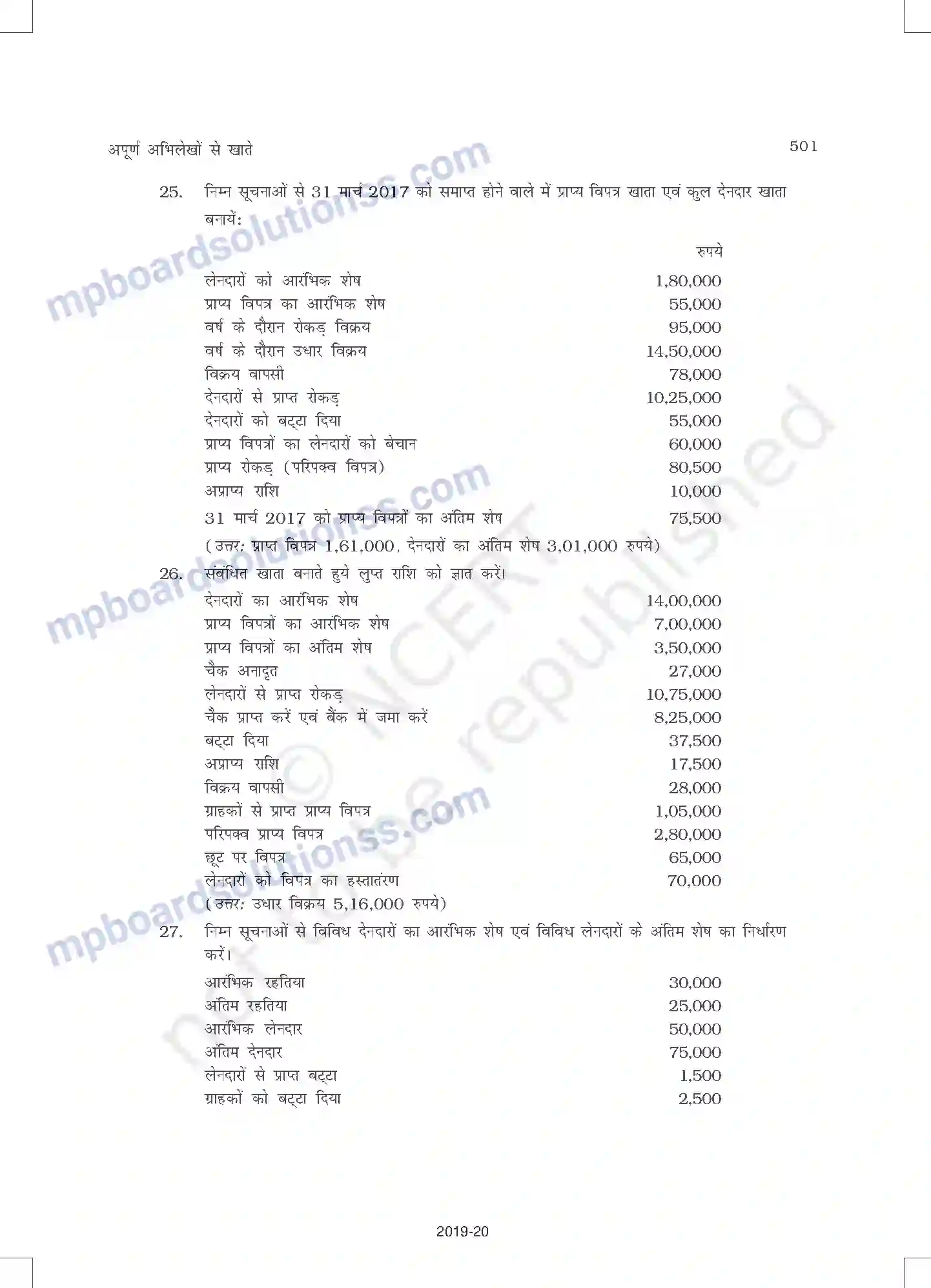 MP Board Book for Class 11 Accountancy अपूर्ण अभिलेखों के खात Image 39