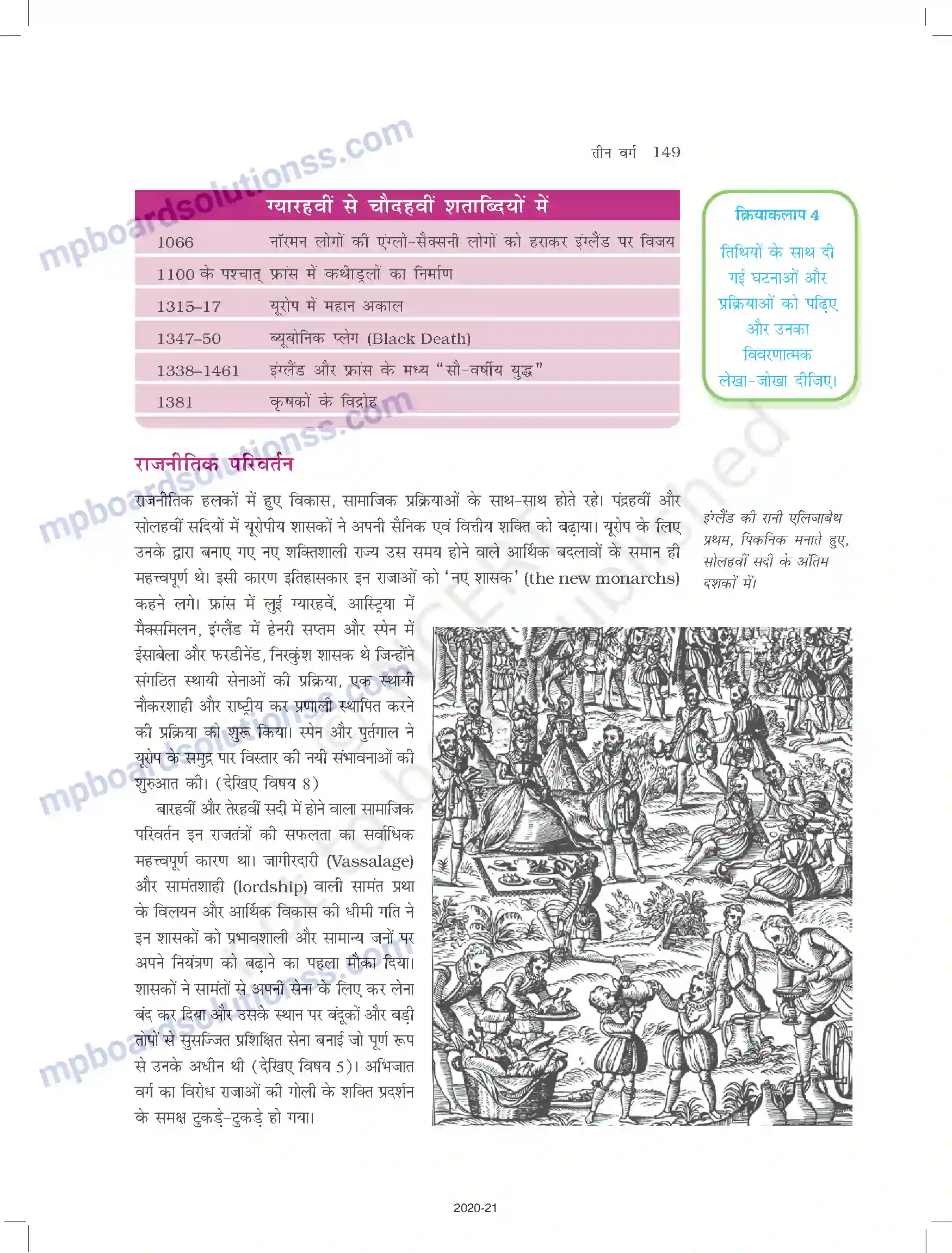 MP Board Book for Class 11 History तीन वर्ग Image 27