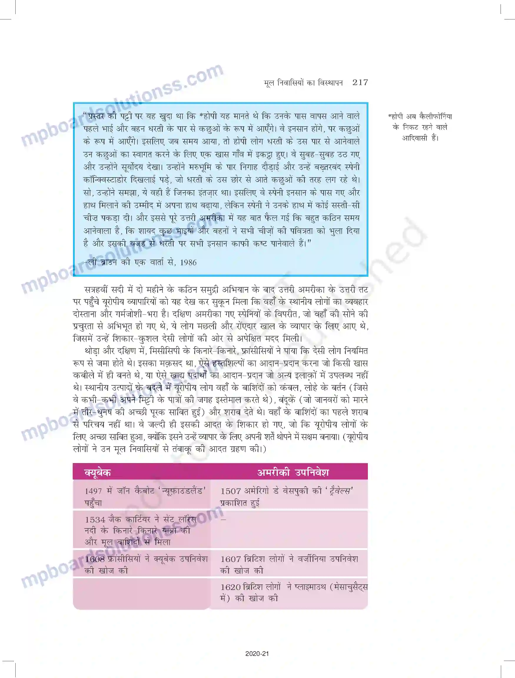 MP Board Book for Class 11 History मूल निवासियों का विस्थापन Image 5