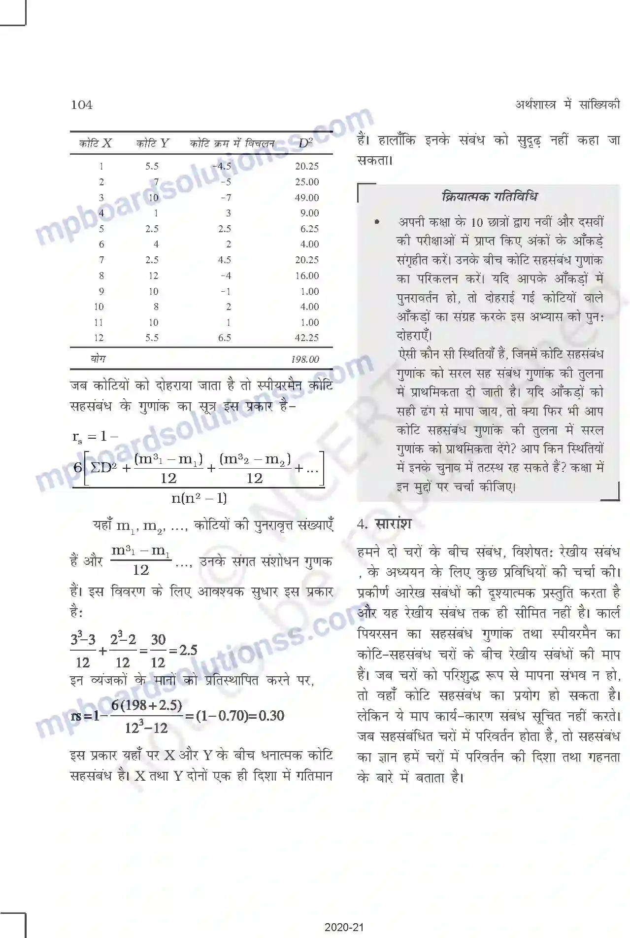 MP Board Book for Class 11 Other Books सहसंबंध Image 13