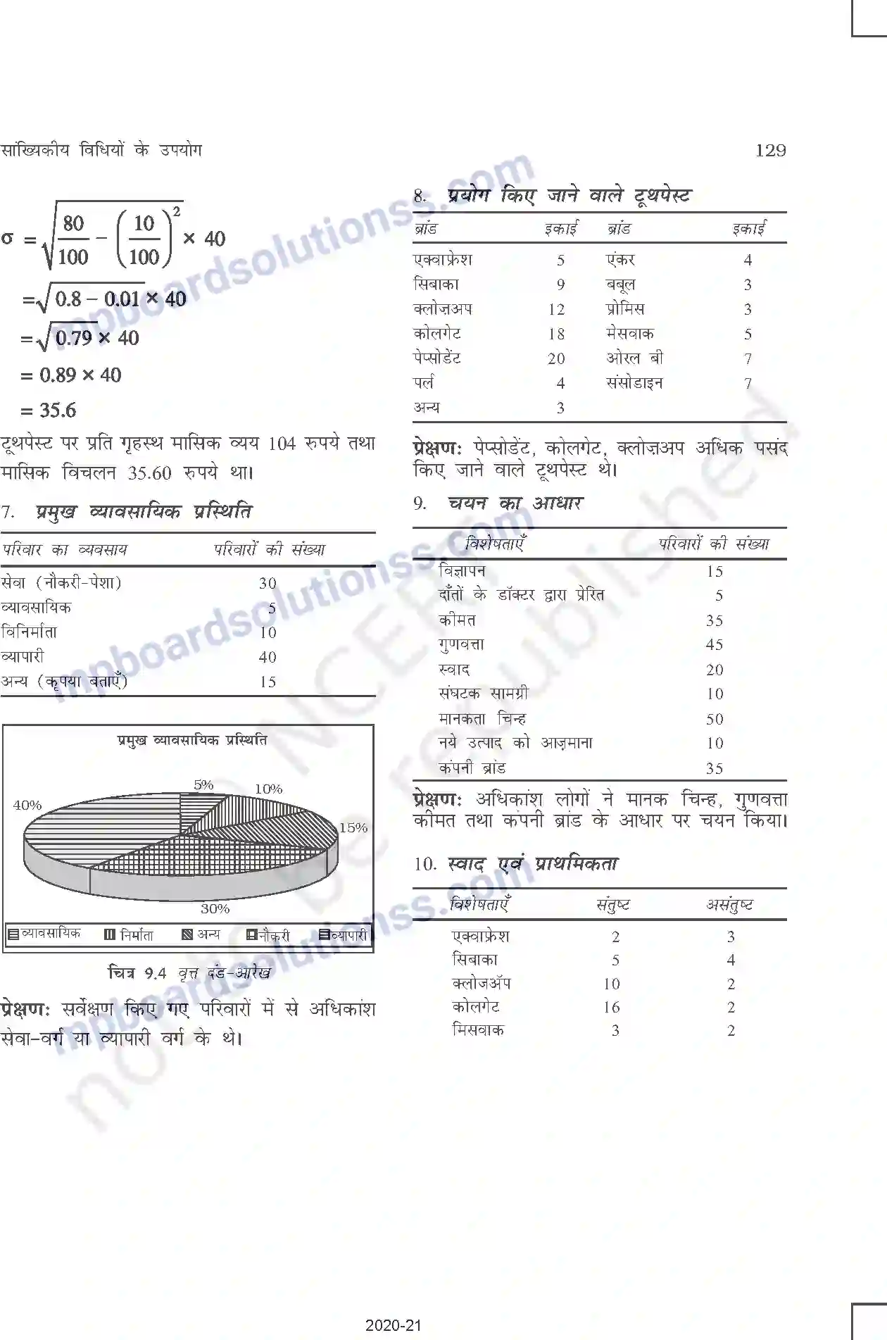 MP Board Book for Class 11 Other Books सांख्यिकीय विधियों के उपयोग Image 8