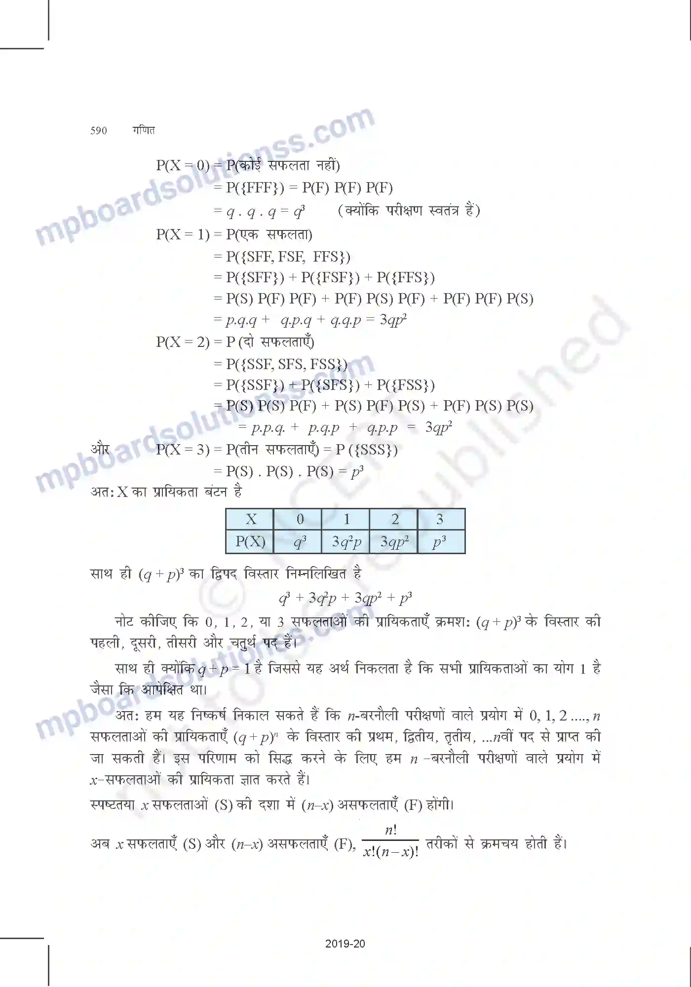 MP Board Book for Class 12 Mathematics प्रायिकता Image 44
