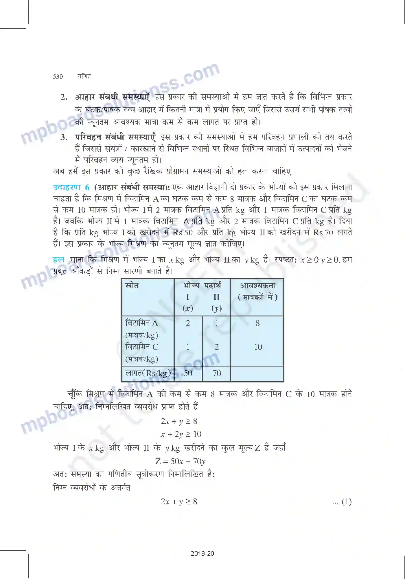 MP Board Book for Class 12 Mathematics रैखिक प्रोग्रामन Image 12
