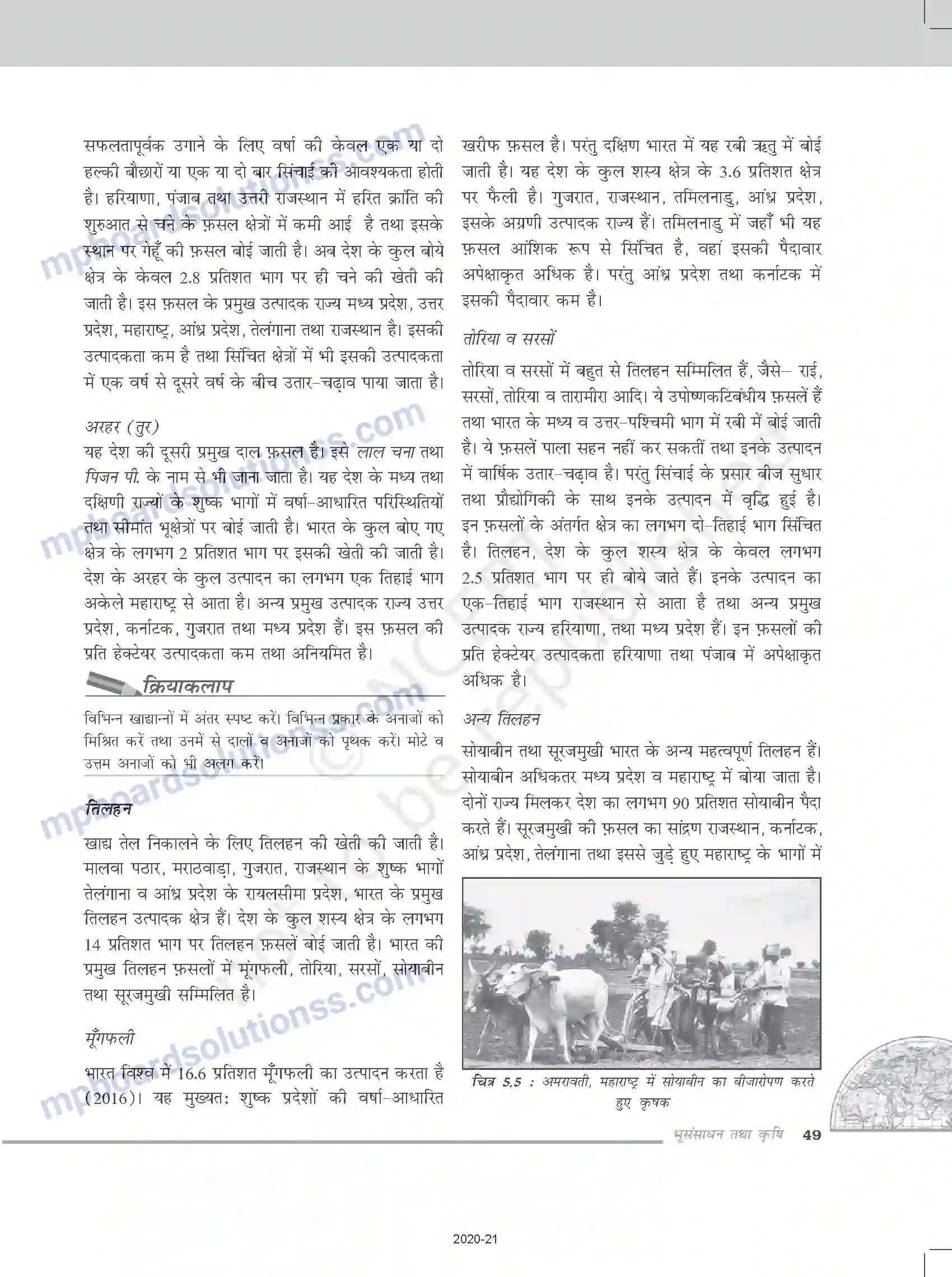 MP Board Book for Class 12 Geography भूसंसाधन तथा कृषि Image 10