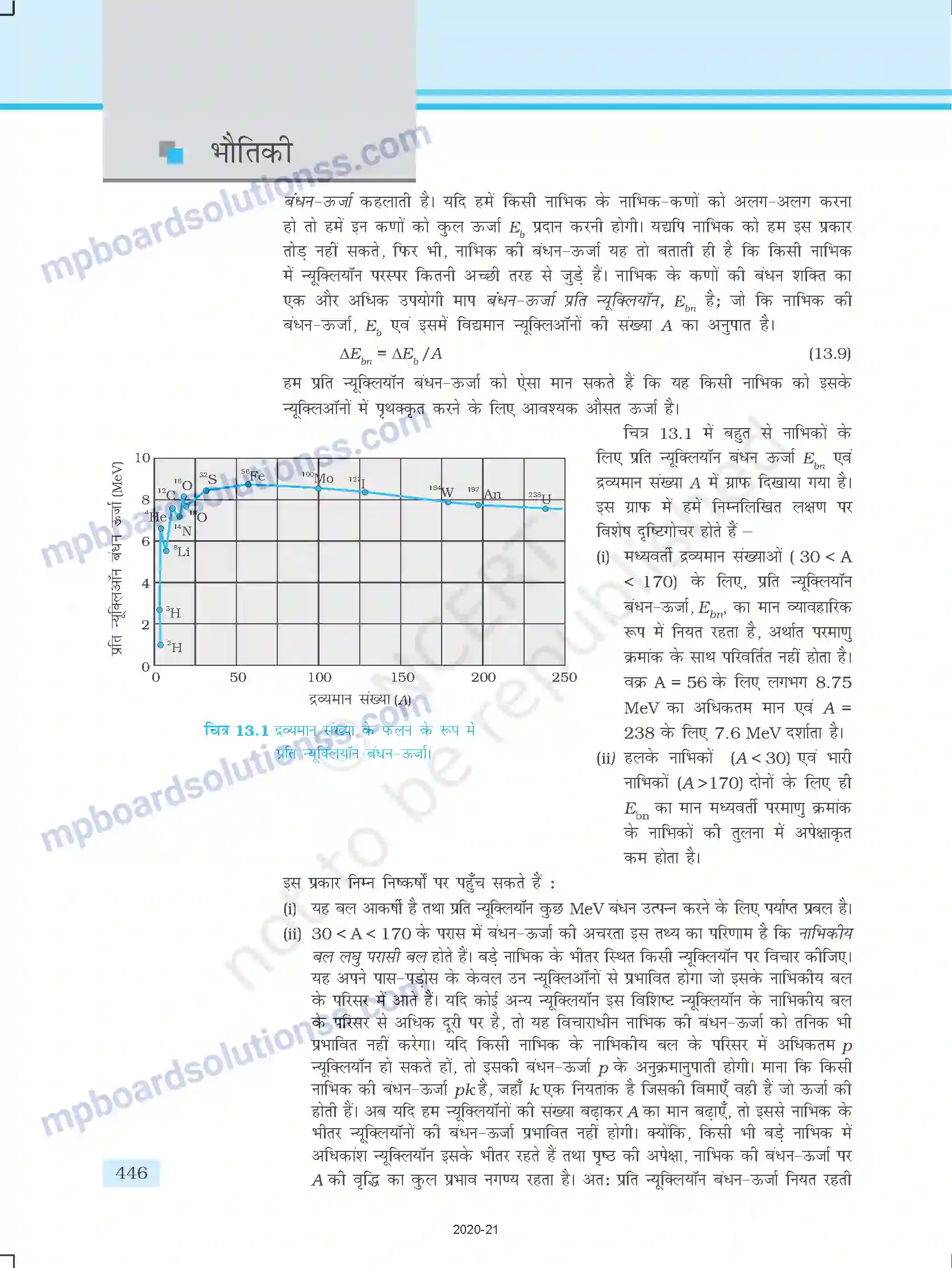 MP Board Book for Class 12 Physics नाभिक Image 7