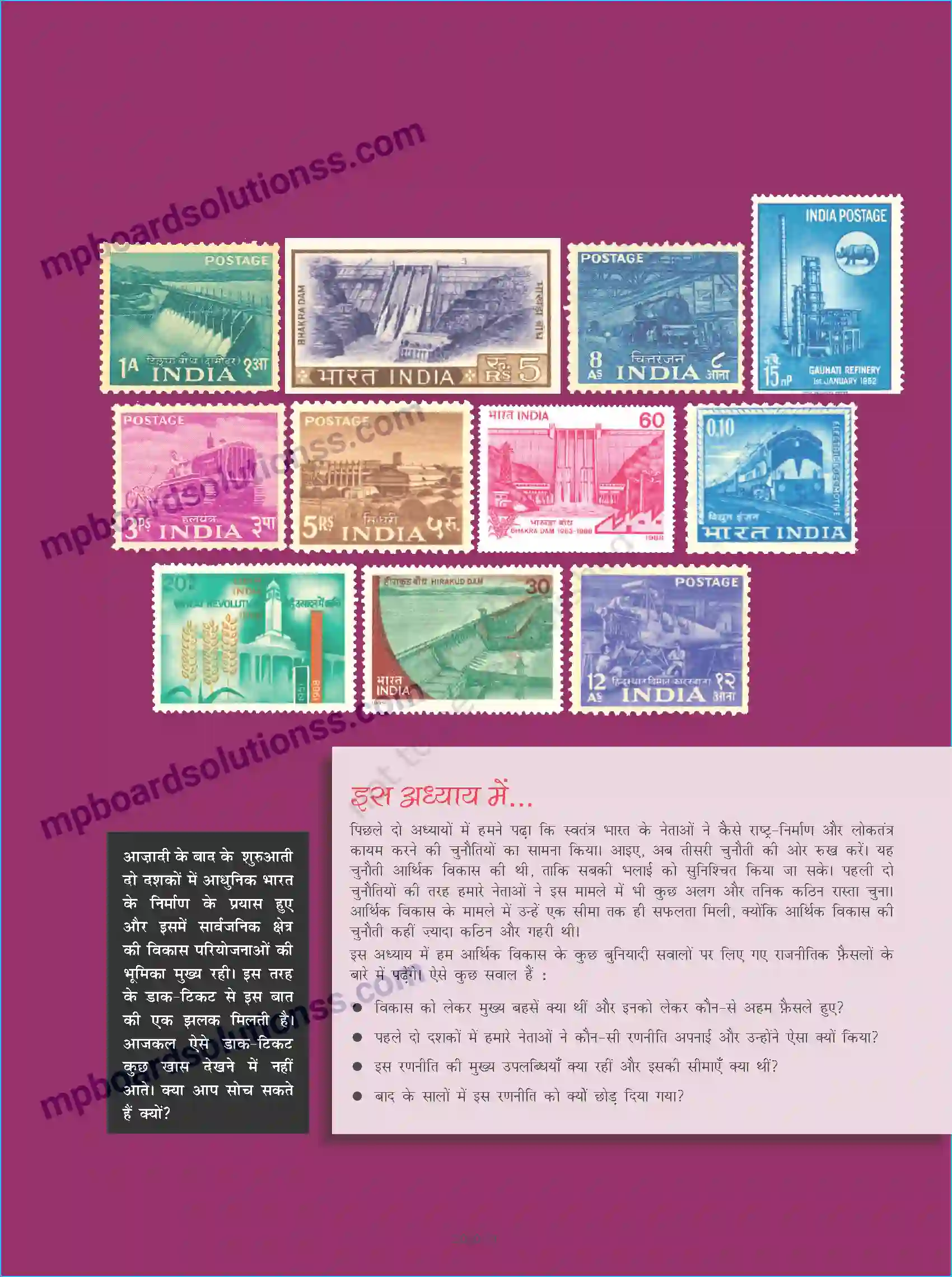 MP Board Book for Class 12 Political Science नियोजित विकास की राजनीति Image 1
