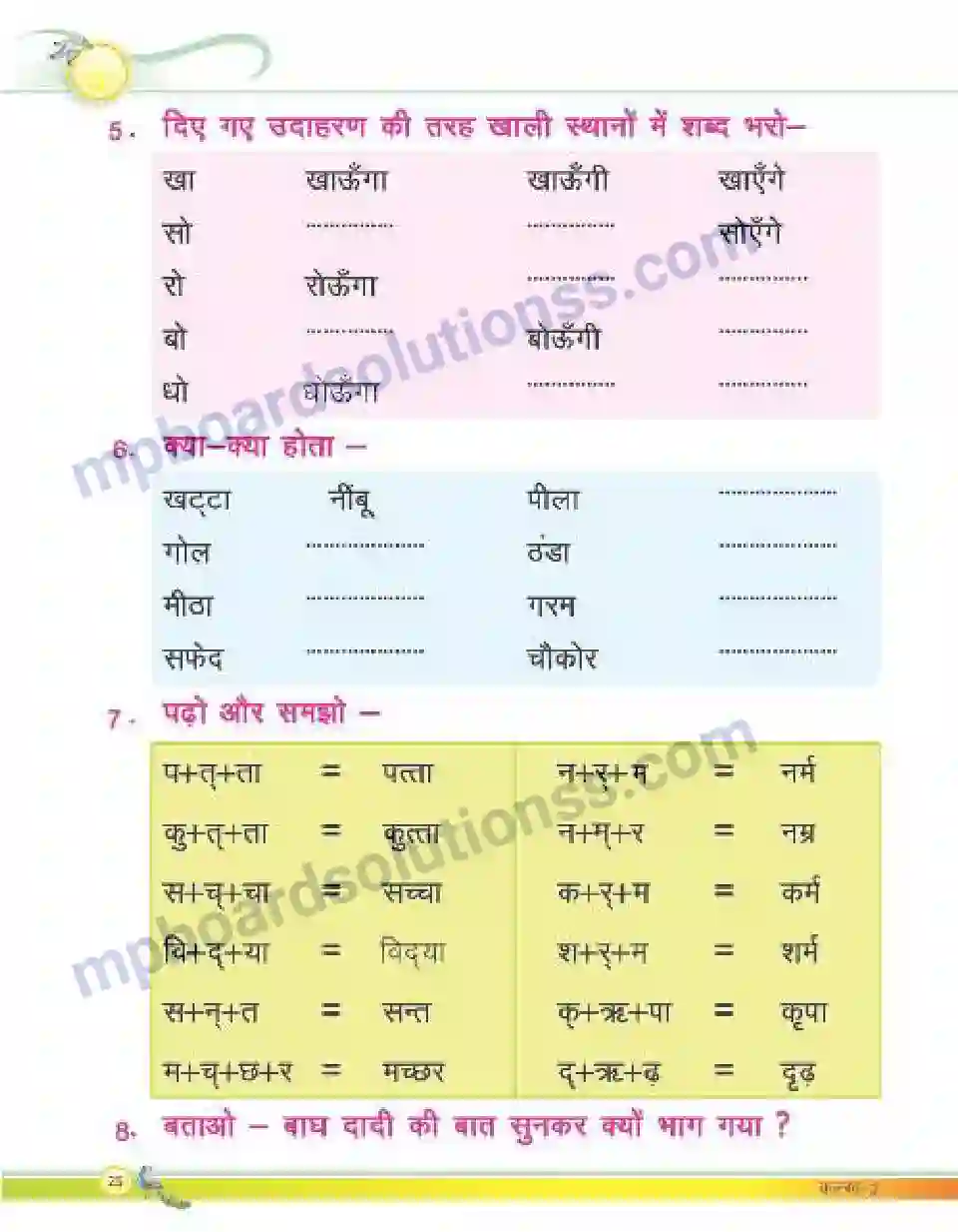 MP Board Book for Class 2 Hindi टपका का घर Image 5