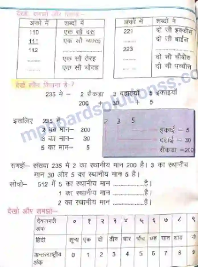 MP Board Book for Class 2 Mathematics हमारी संख्याएँ Image 3