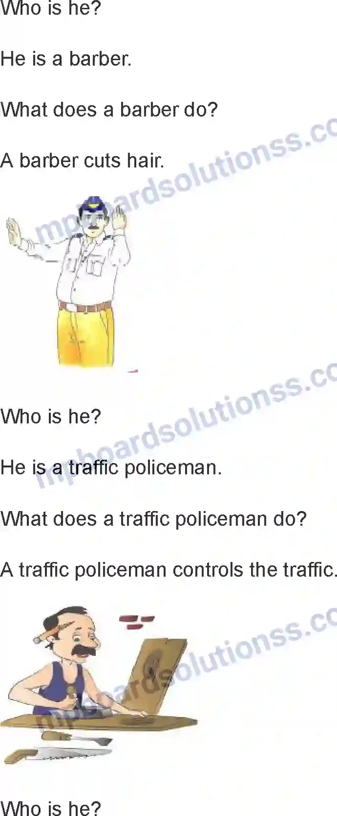 MP Board Book for Class 4 English People, Who Help Us Image 2