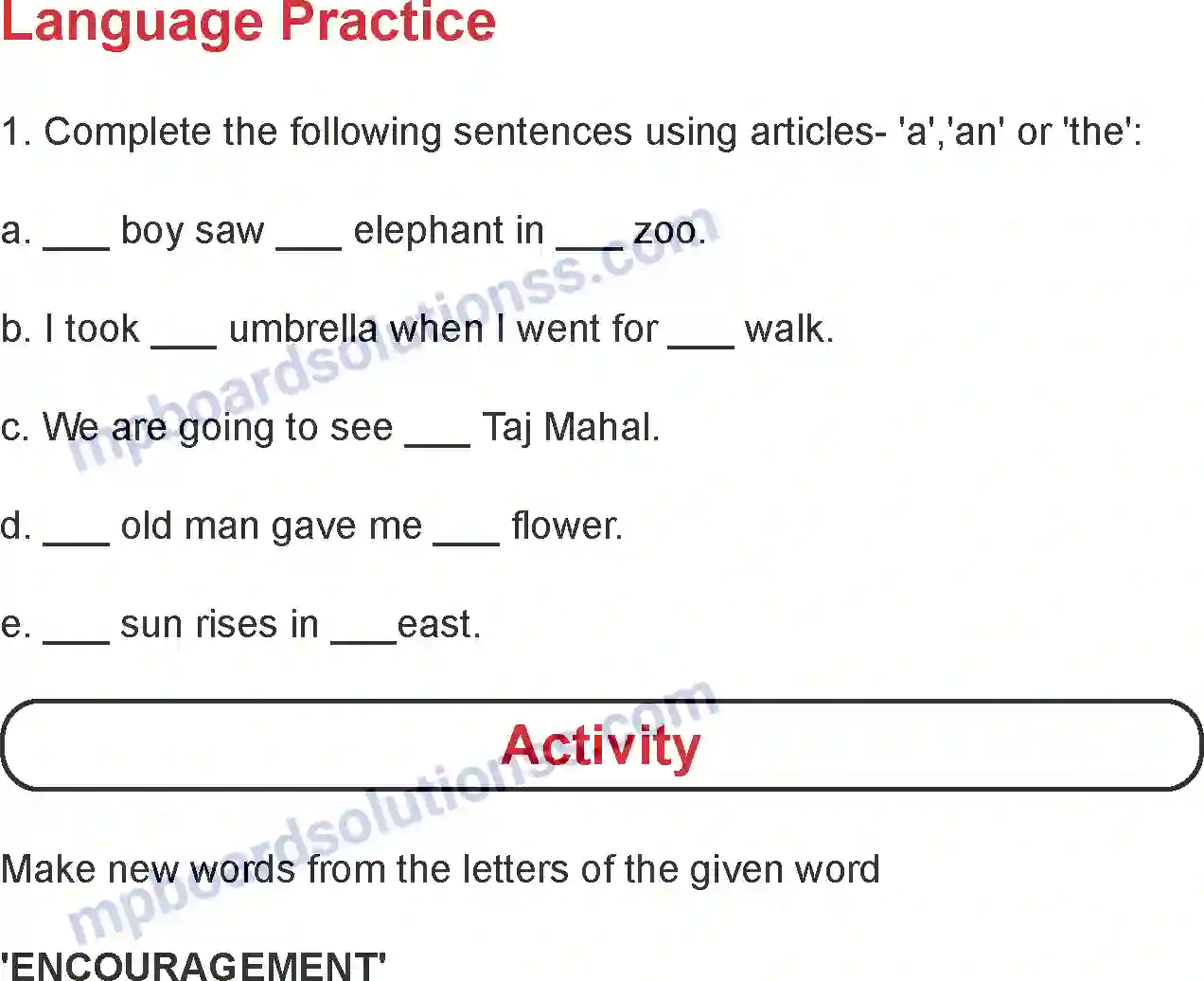 MP Board Book for Class 4 English Never Lose Hope Image 3