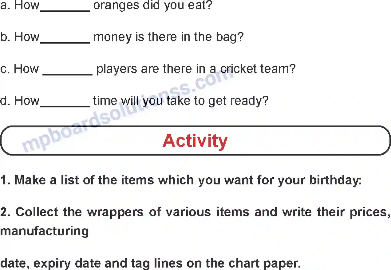 MP Board Book for Class 4 English In The Market Image 5