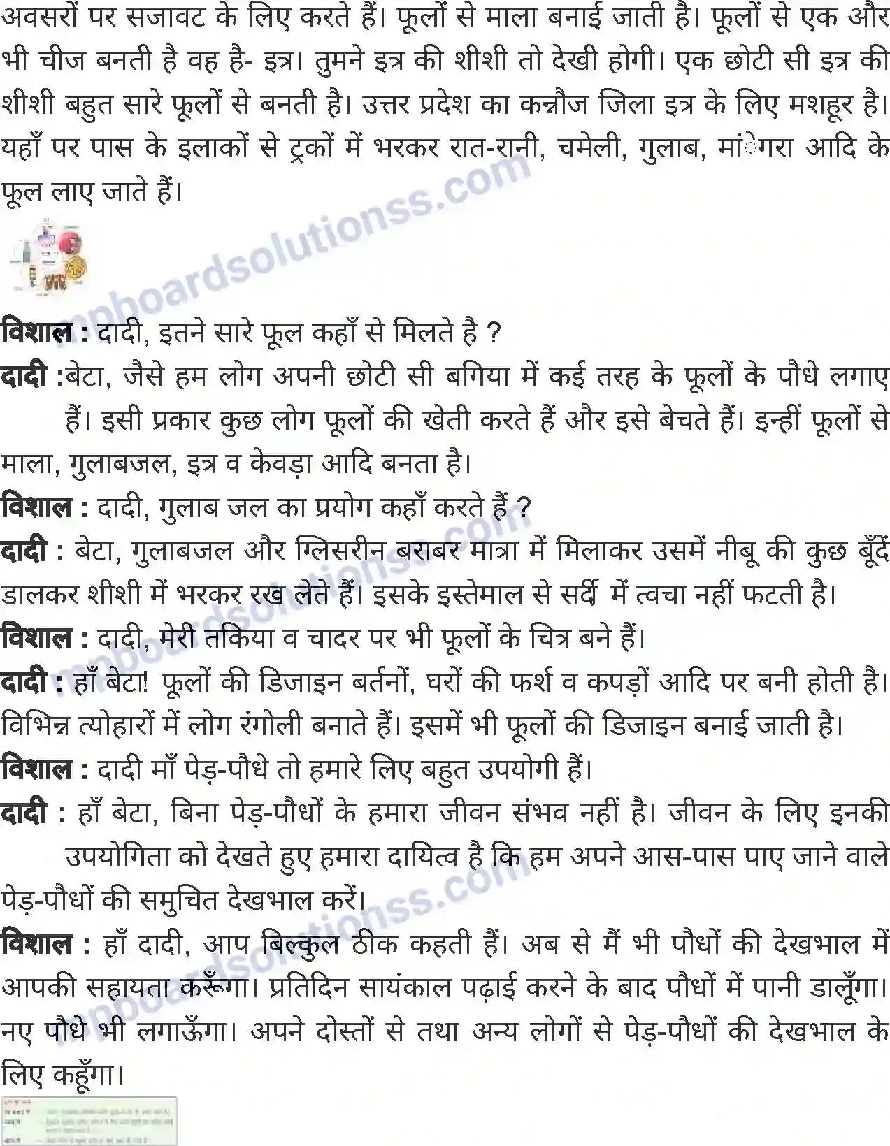 MP Board Book for Class 4 Environmental Studies दादी माँ की बगिया Image 5