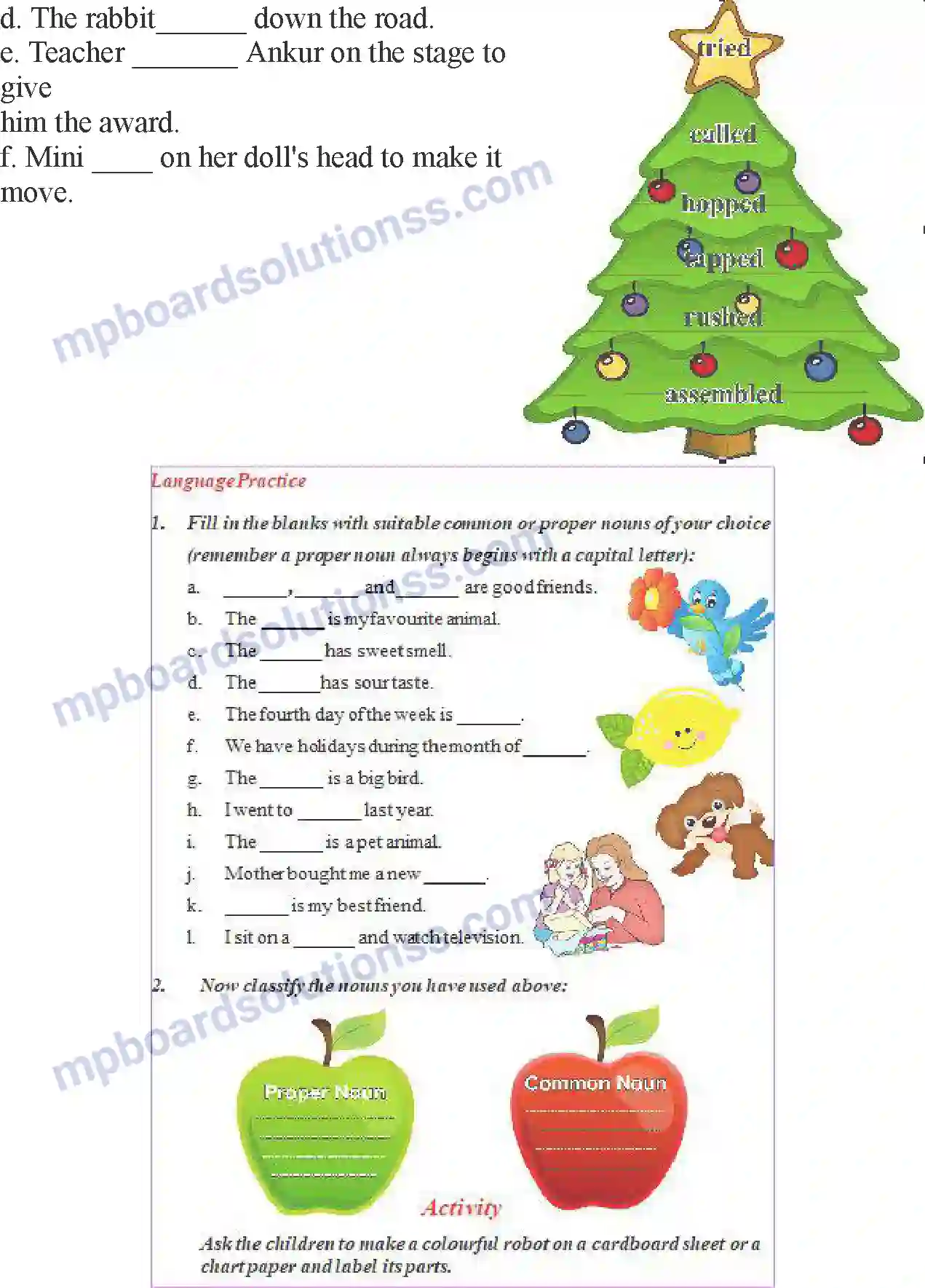 MP Board Book for Class 5 English Bobby The Robot Image 3