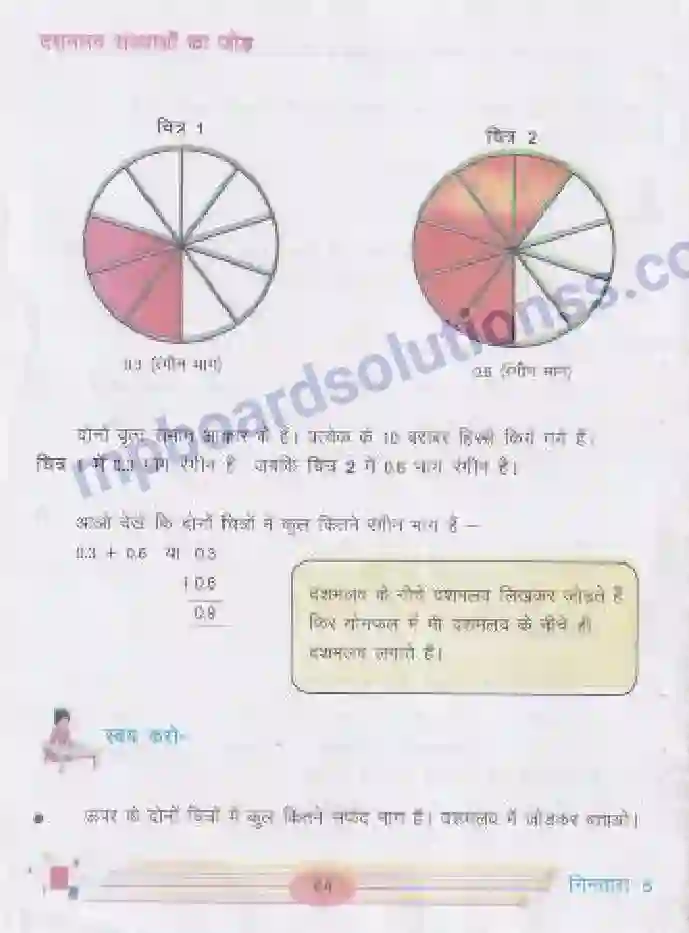 MP Board Book for Class 5 Mathematics दशमलव - जोड़-घटाना Image 3