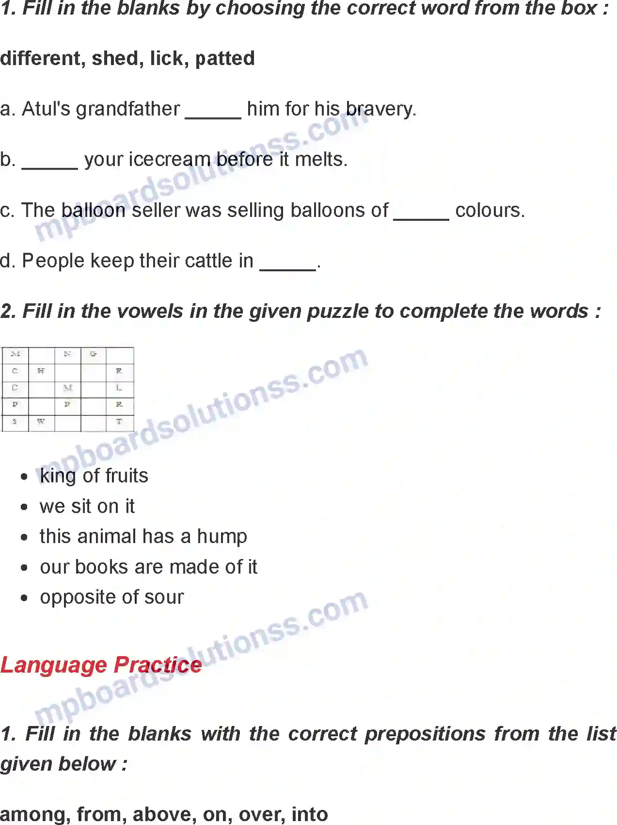 MP Board Book for Class 6 English The Donkey And The Dog Image 4