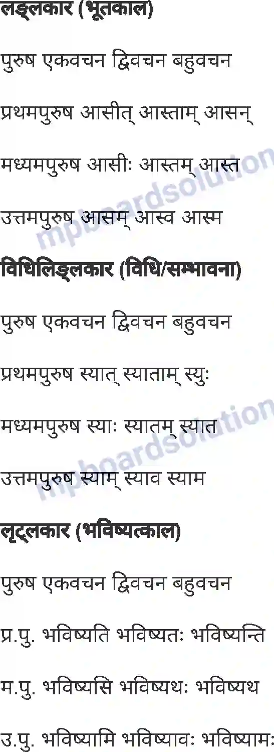 MP Board Book for Class 6 Sanskrit परिशिष्ट Image 13