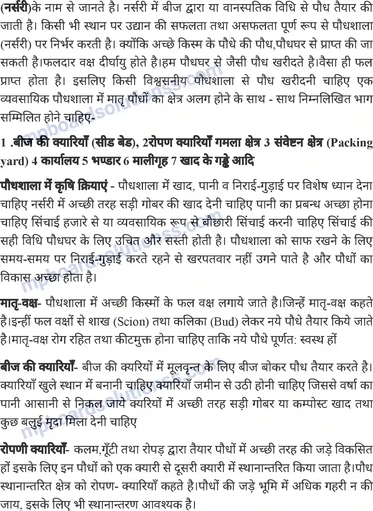 MP Board Book for Class 6 Agriculture बाग Image 7