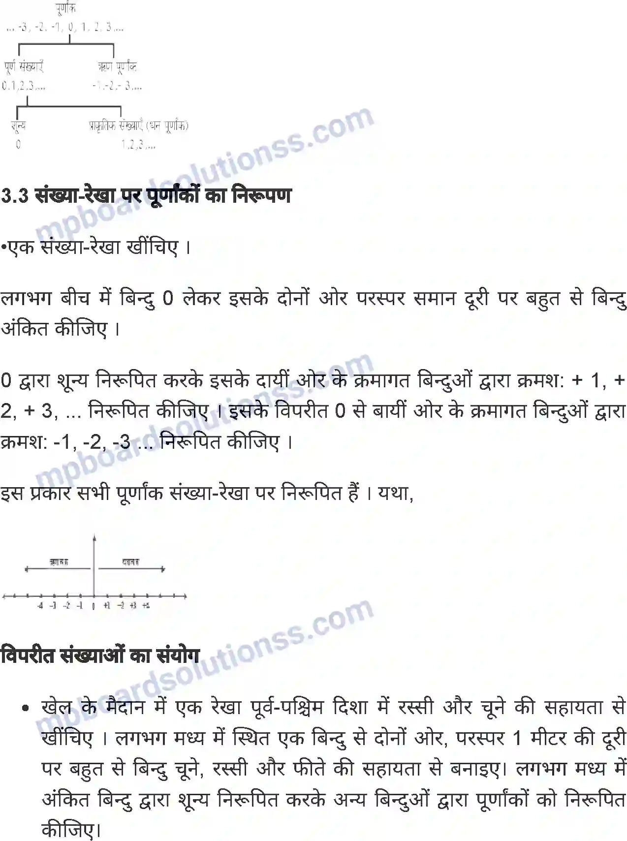 MP Board Book for Class 6 Mathematics पूर्णांक Image 9