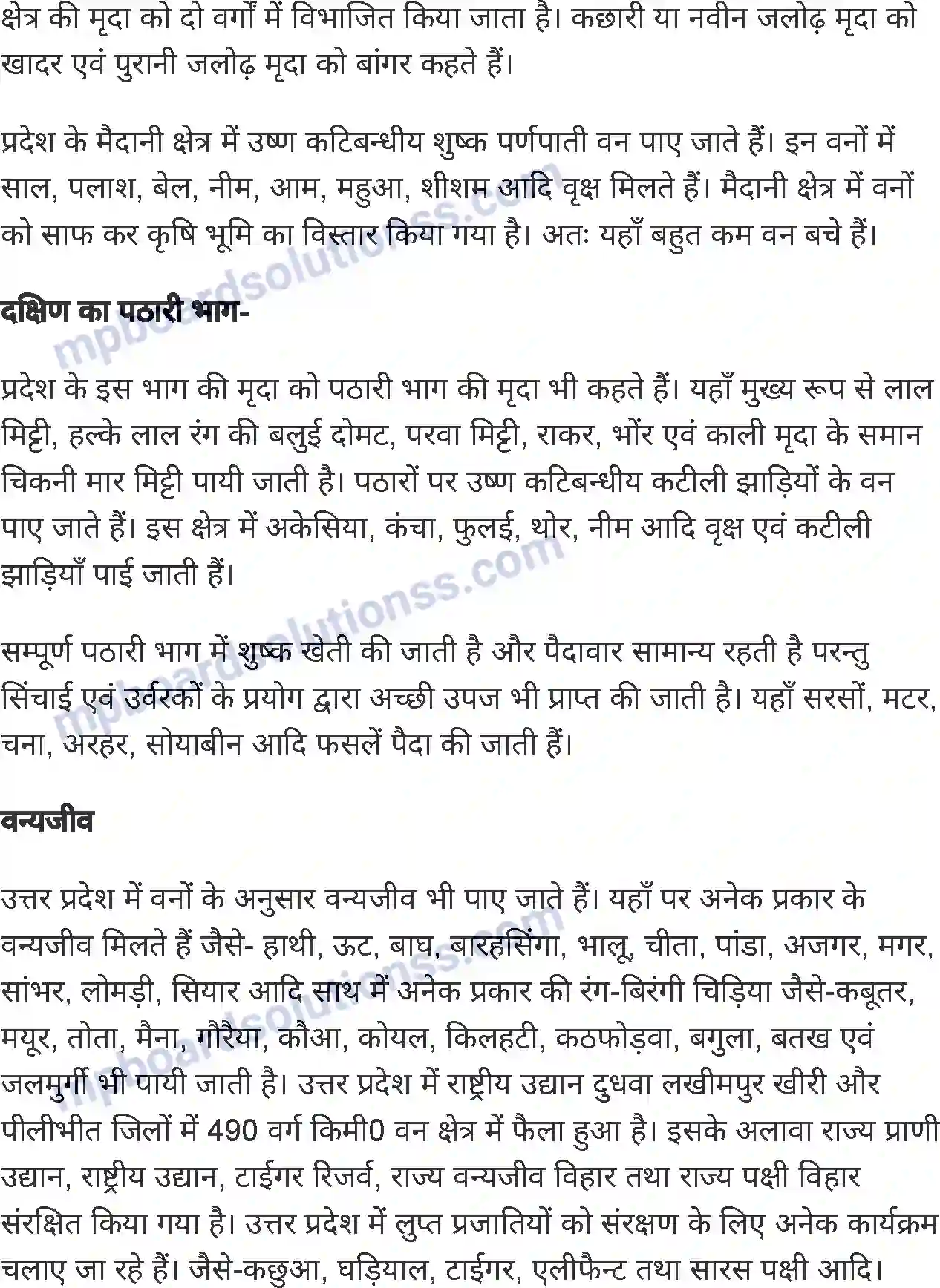 MP Board Book for Class 6 Social Science हमारा प्रदेश - उत्तर प्रदेश Image 6