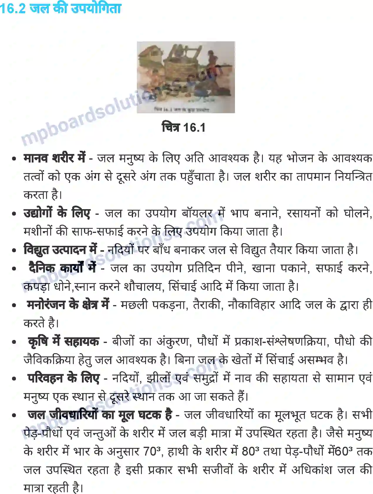 MP Board Book for Class 6 Science जल Image 2