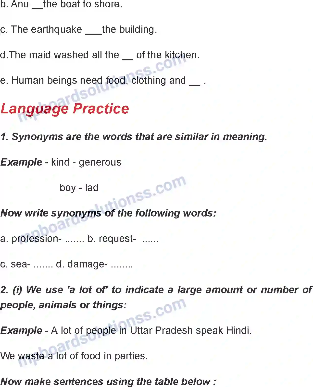 MP Board Book for Class 7 English A Courageous Act Image 4