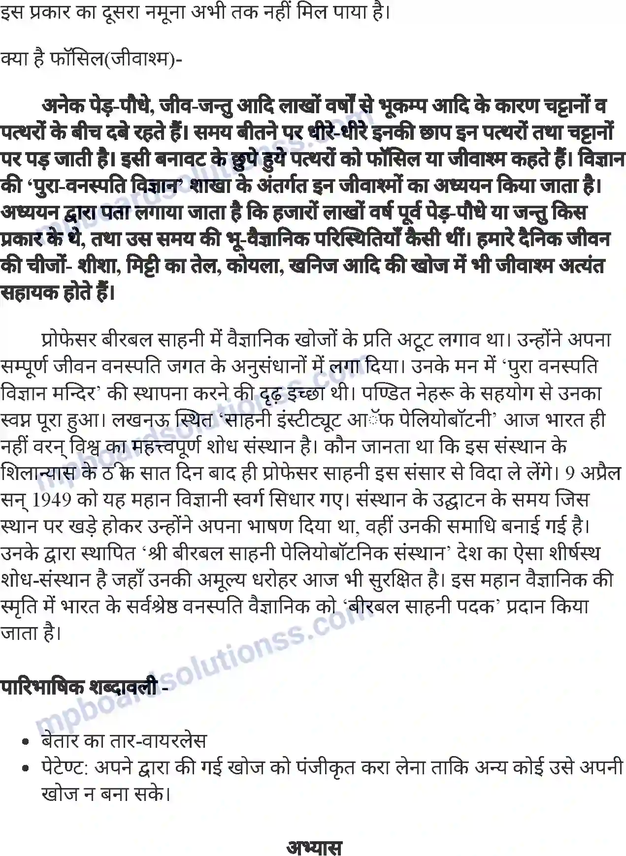 MP Board Book for Class 7 Hindi हमारे महान वनस्पति-वैज्ञानिक Image 5